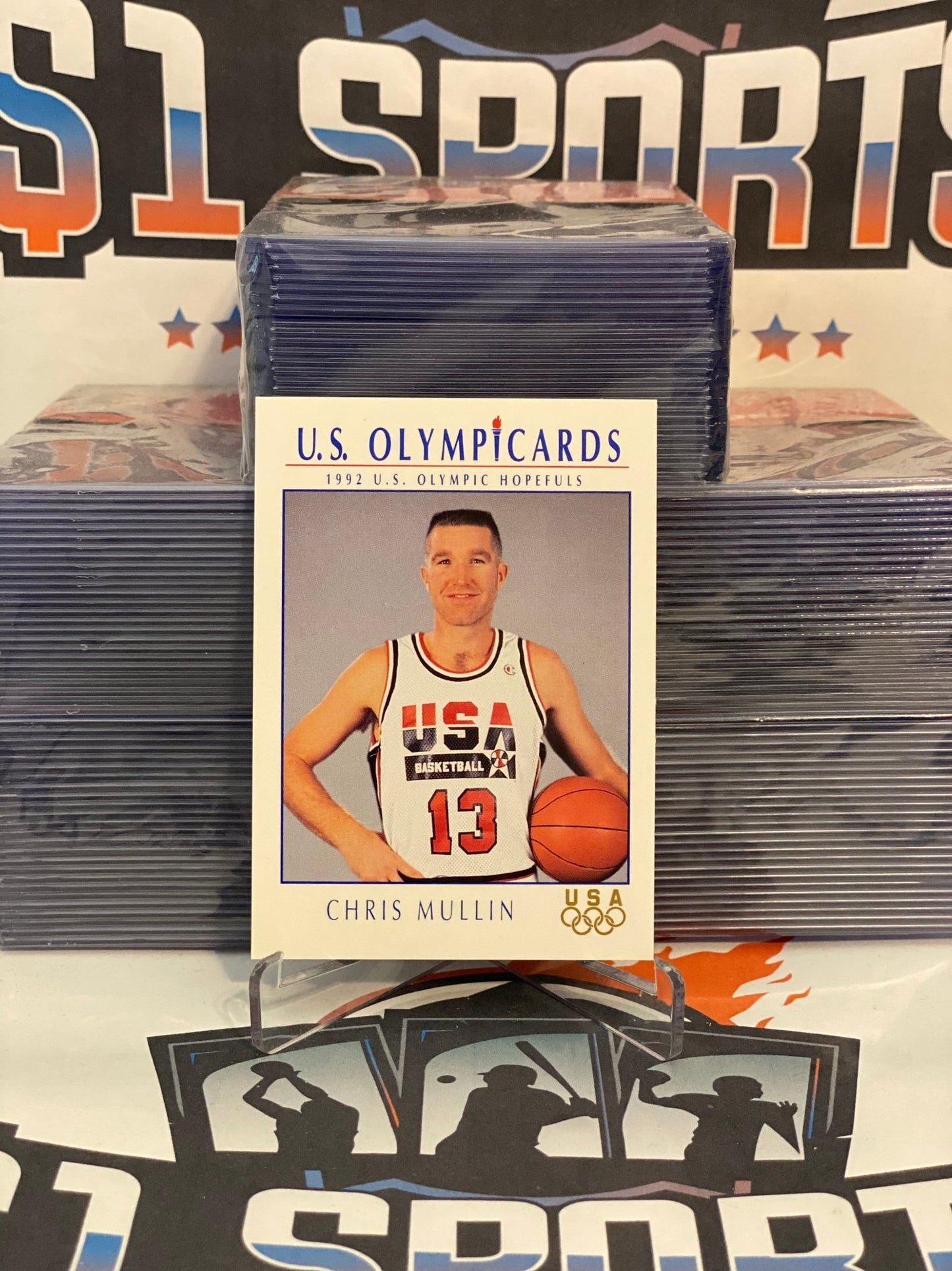 1992 Impel U.S. Olympics Chris Mullin #14