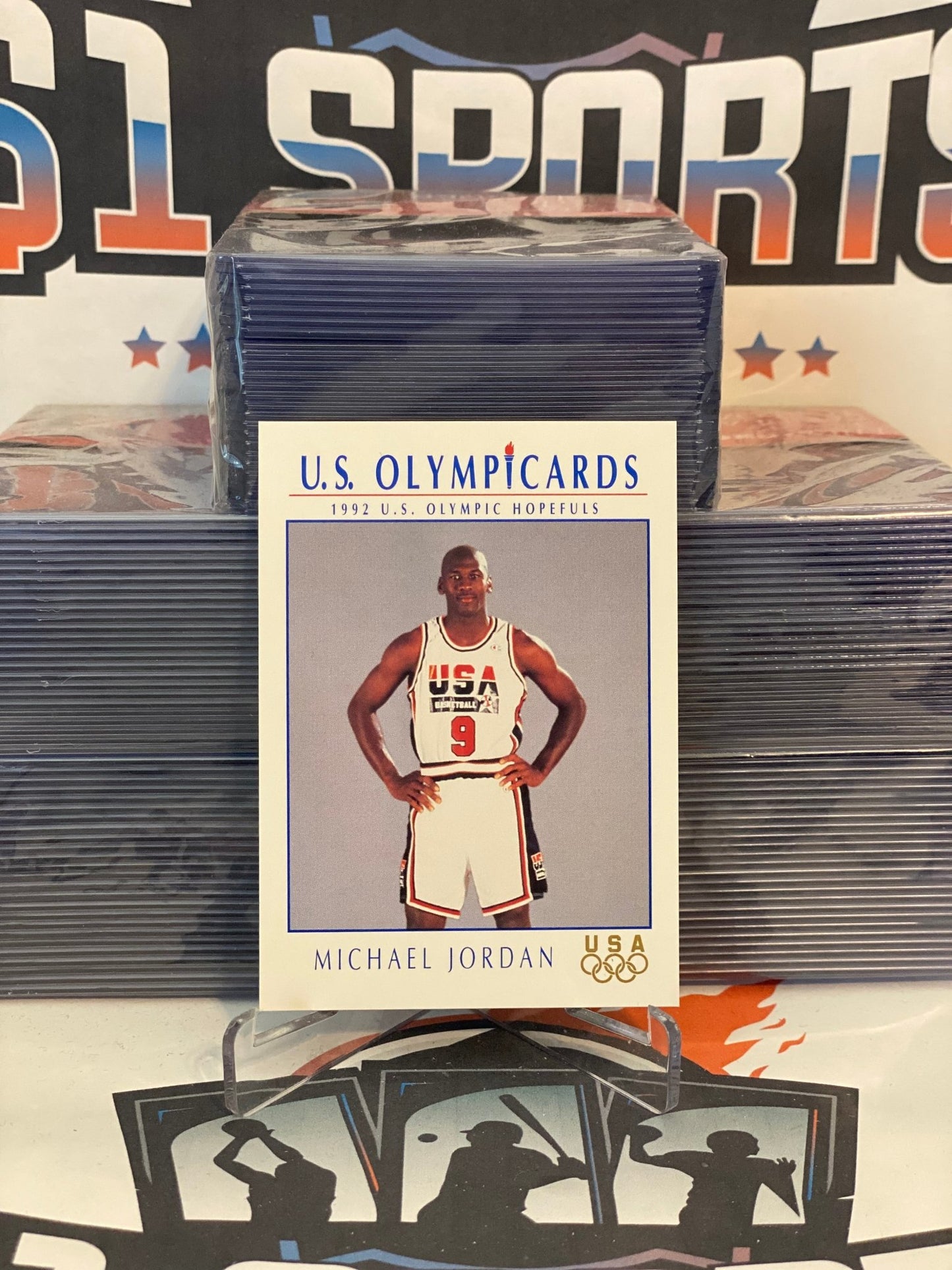 1992 Impel U.S. Olympics Michael Jordan #12