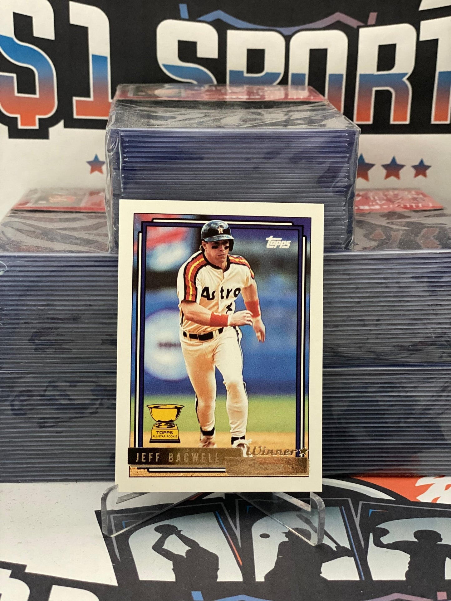 1992 Topps (Gold Winner, Rookie Cup) Jeff Bagwell #520