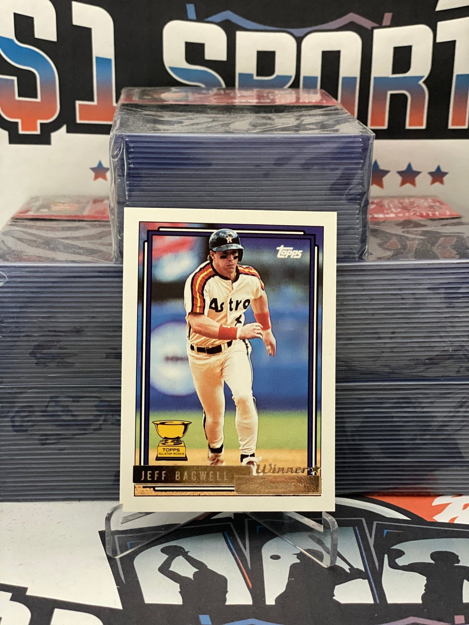 1992 Topps (Gold Winner, Rookie Cup) Jeff Bagwell #520