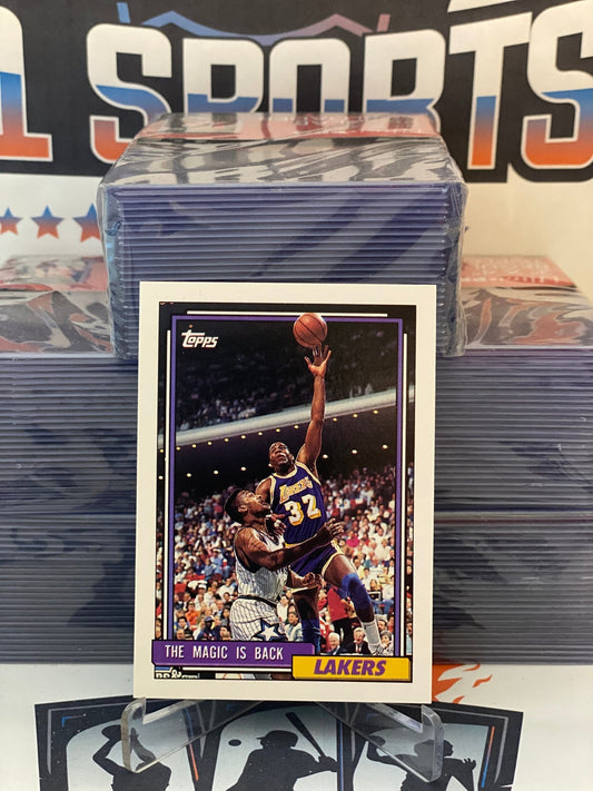 1992 Topps (Magic is Back) Magic Johnson #54