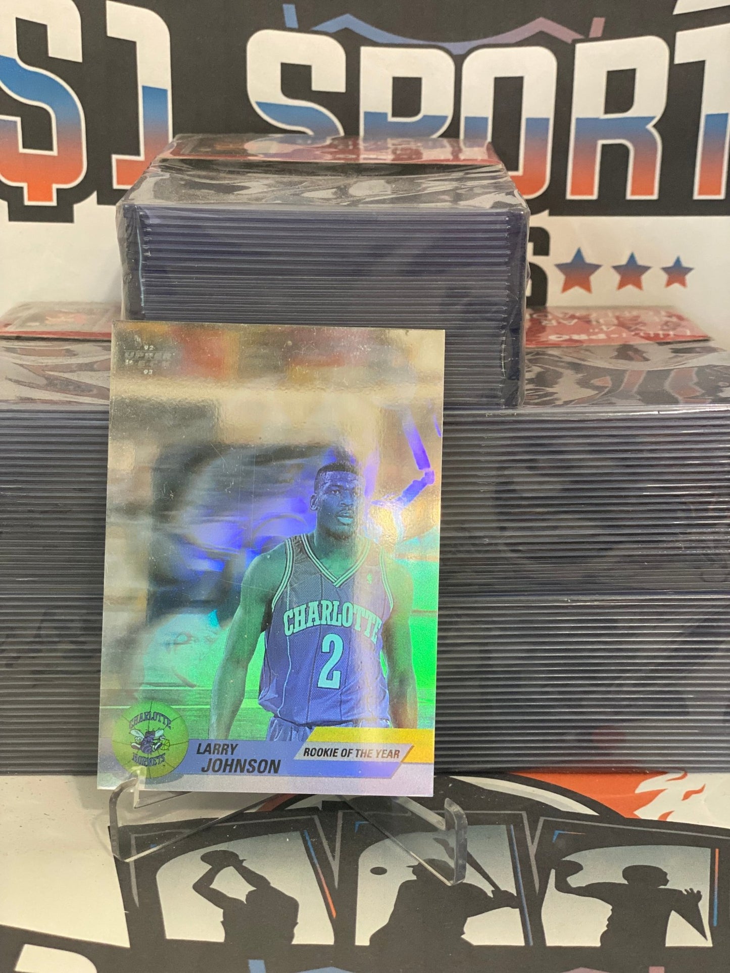 1992 Upper Deck (Award Winner Holo) Larry Johnson #AW5