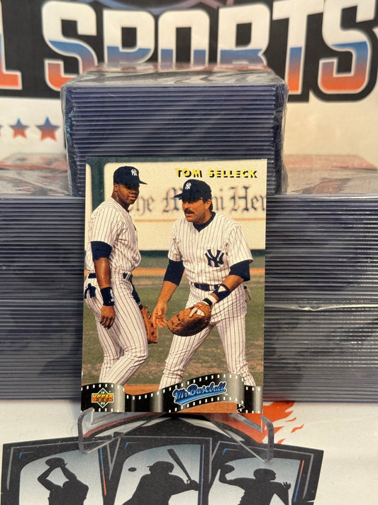 1992 Upper Deck (Mr. Baseball) Tom Selleck & Frank Thomas #SP4