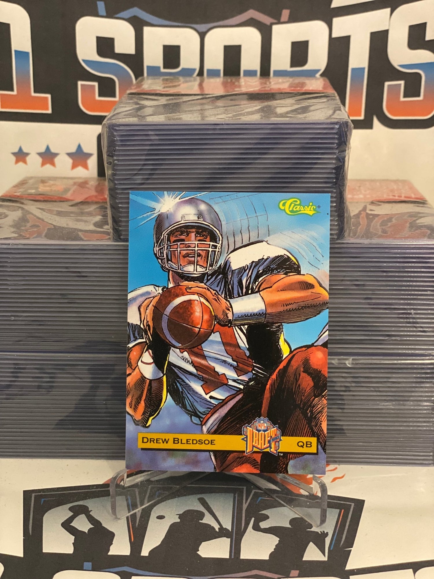 1993 Classic (Cartoon SP /15000) Drew Bledsoe #SS2