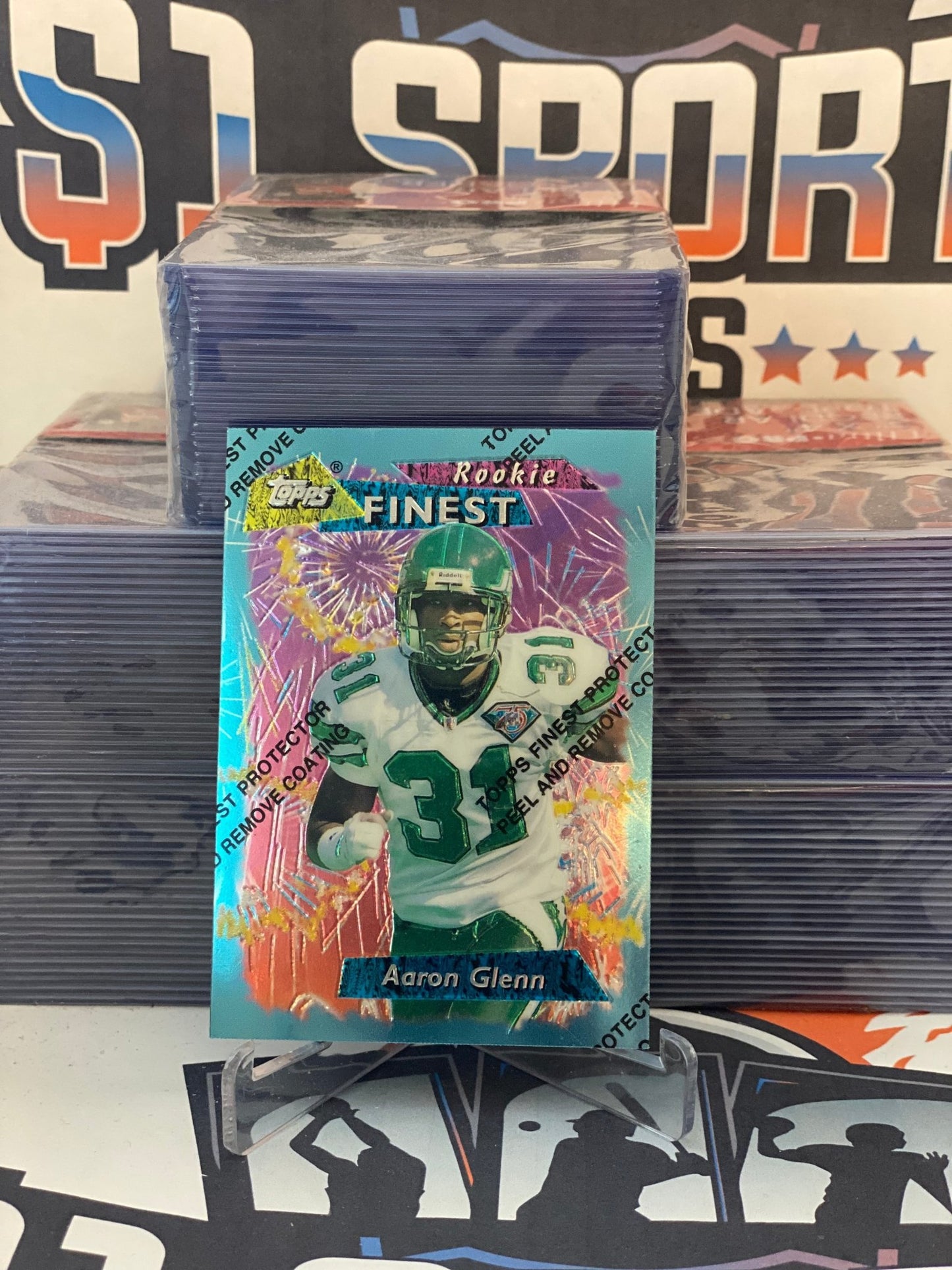 1993 Topps Finest Aaron Glenn Rookie #165