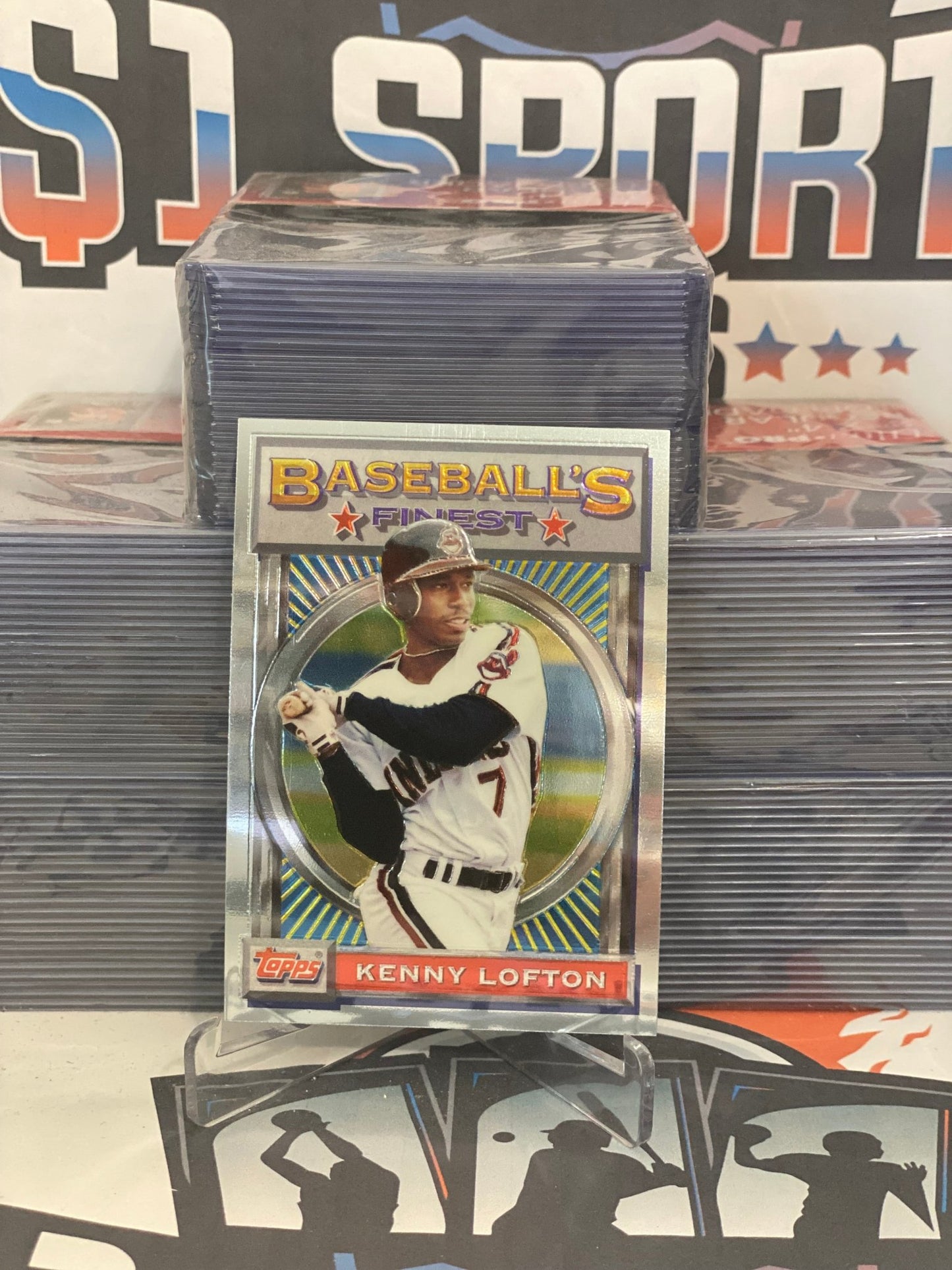 1993 Topps Finest Kenny Lofton #43