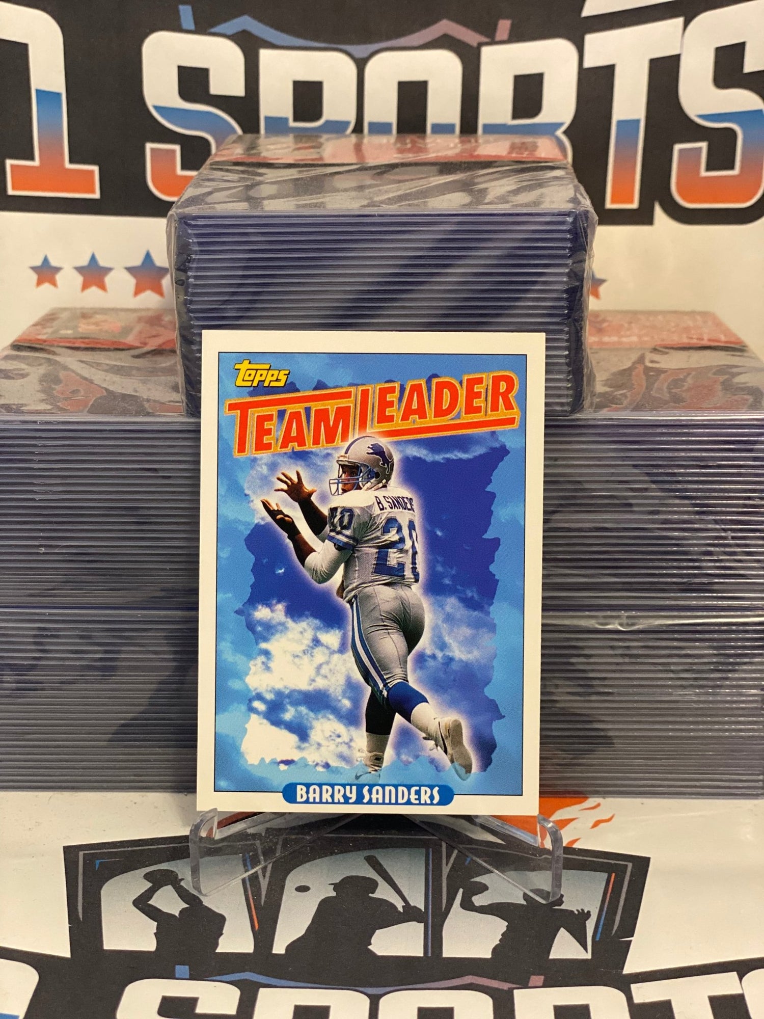 1993 Topps (Lions Team Leaders) Barry Sanders #174