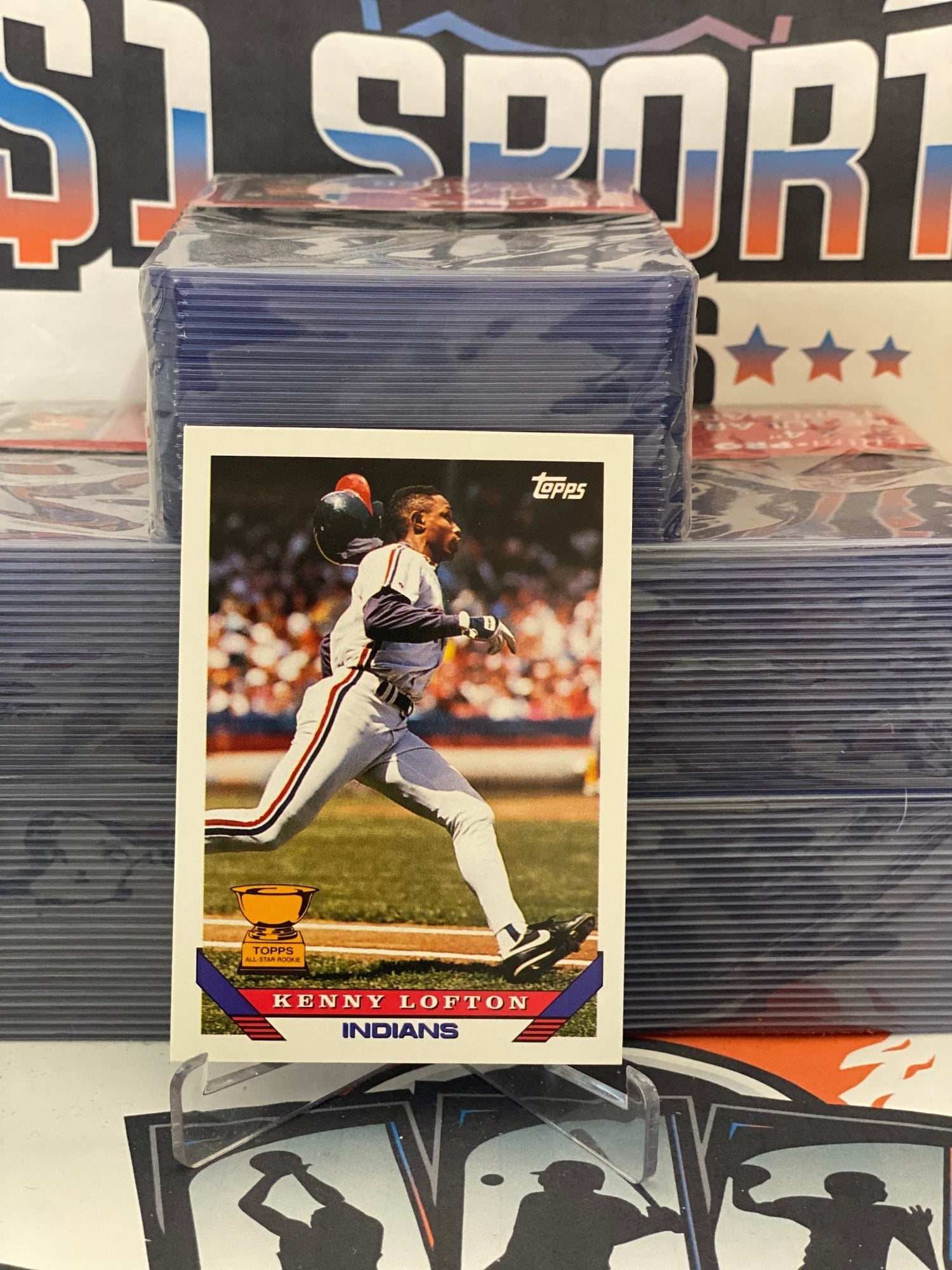 Kenny Lofton Autographed Baseball Cards