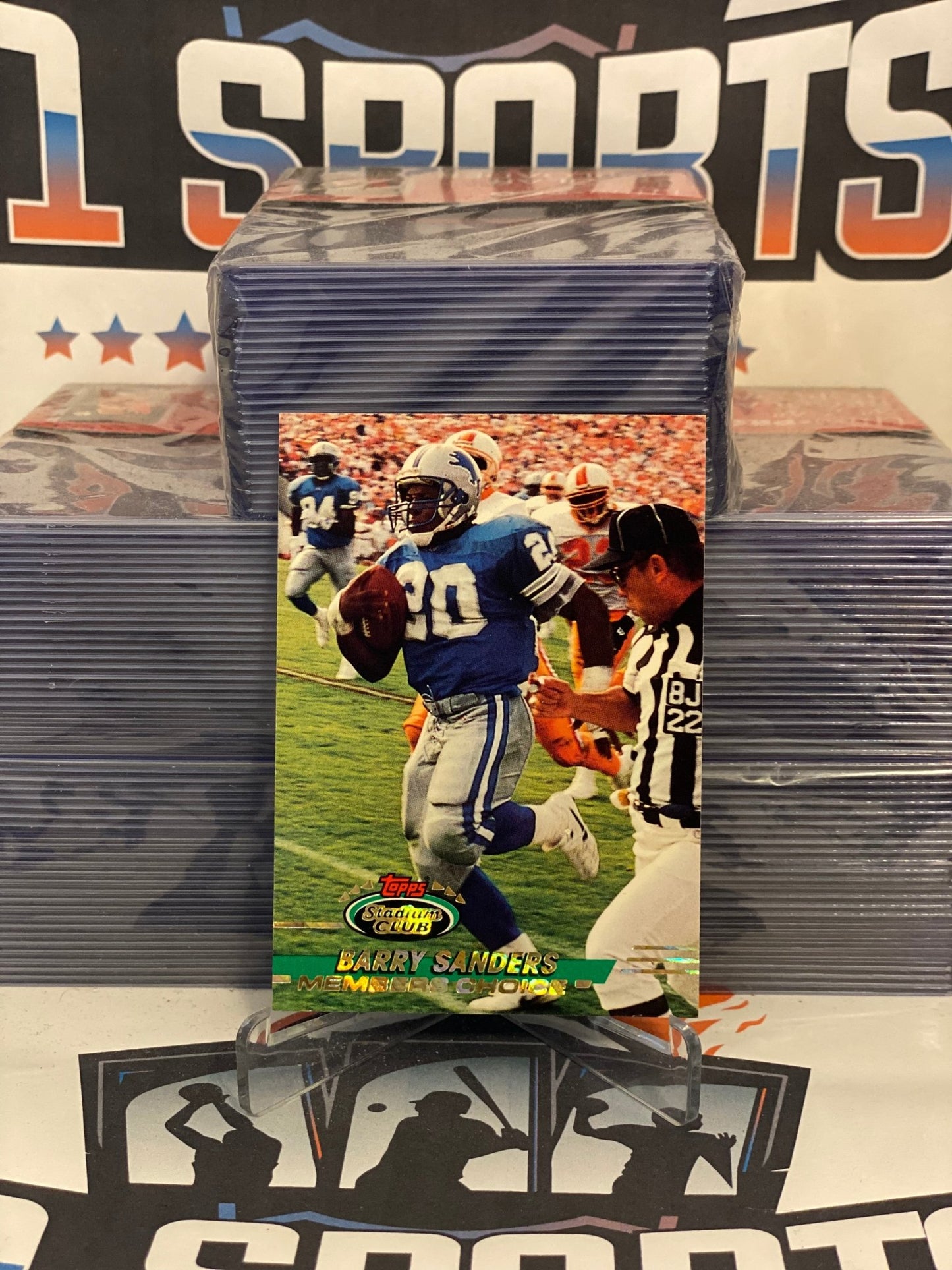 1993 Topps Stadium Club (Members Choice) Barry Sanders #496