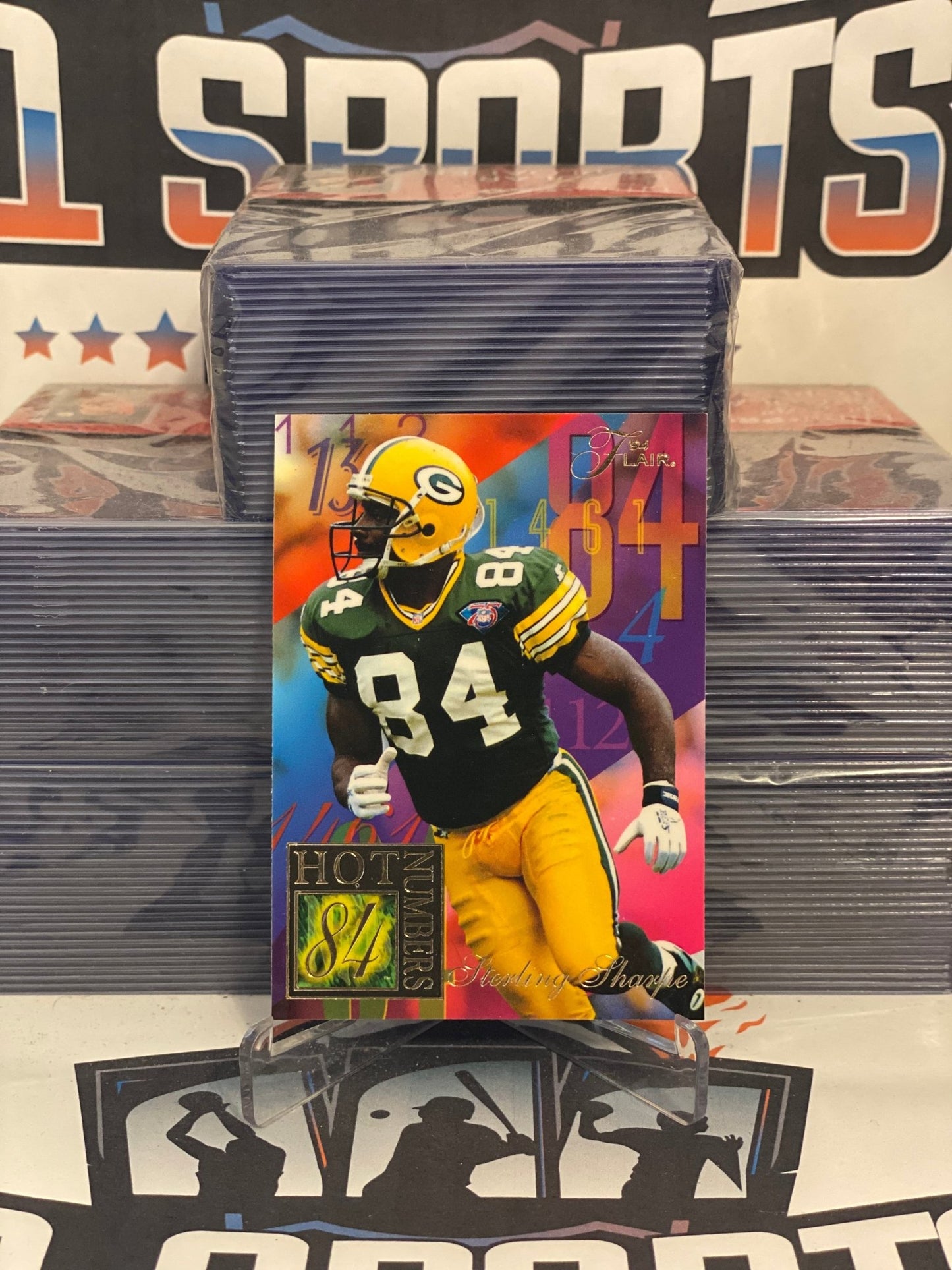 1994 Fleer Flair (Hot Numbers) Sterling Sharpe #12