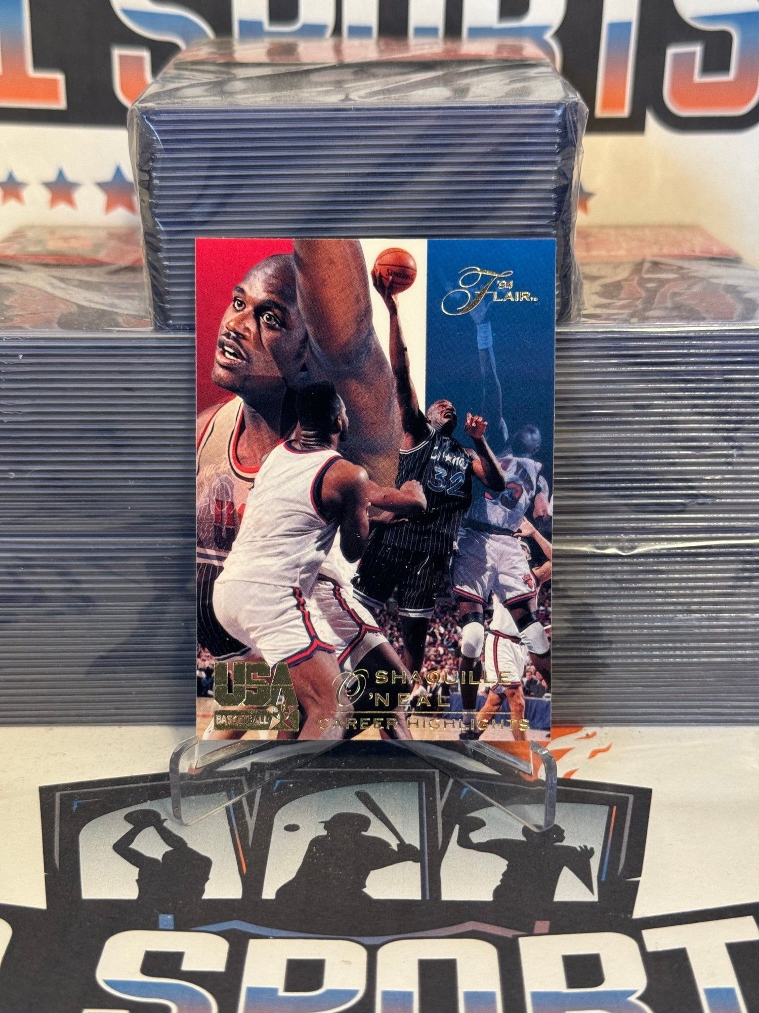 1994 Fleer Flair (USAB) Shaquille O'Neal #74