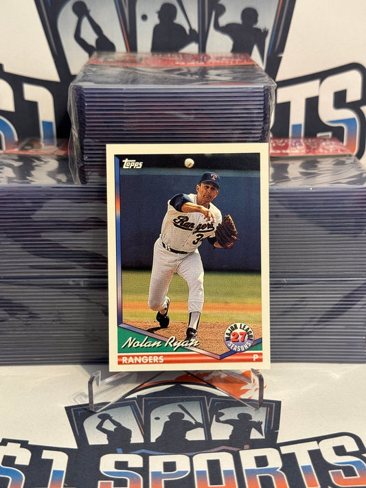 1994 Topps (27 MLB Seasons) Nolan Ryan #34