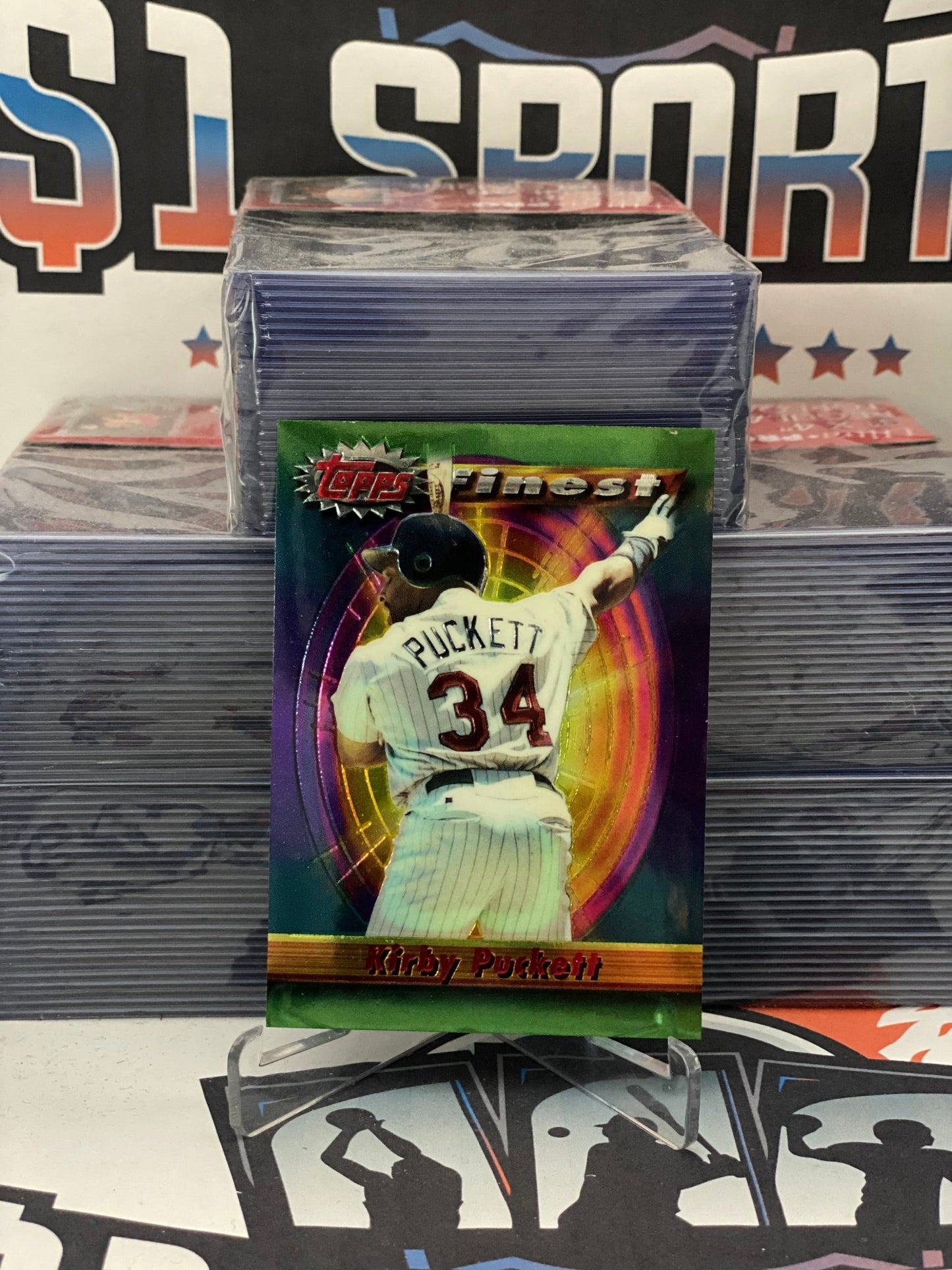 1994 Topps Finest Kirby Puckett #204