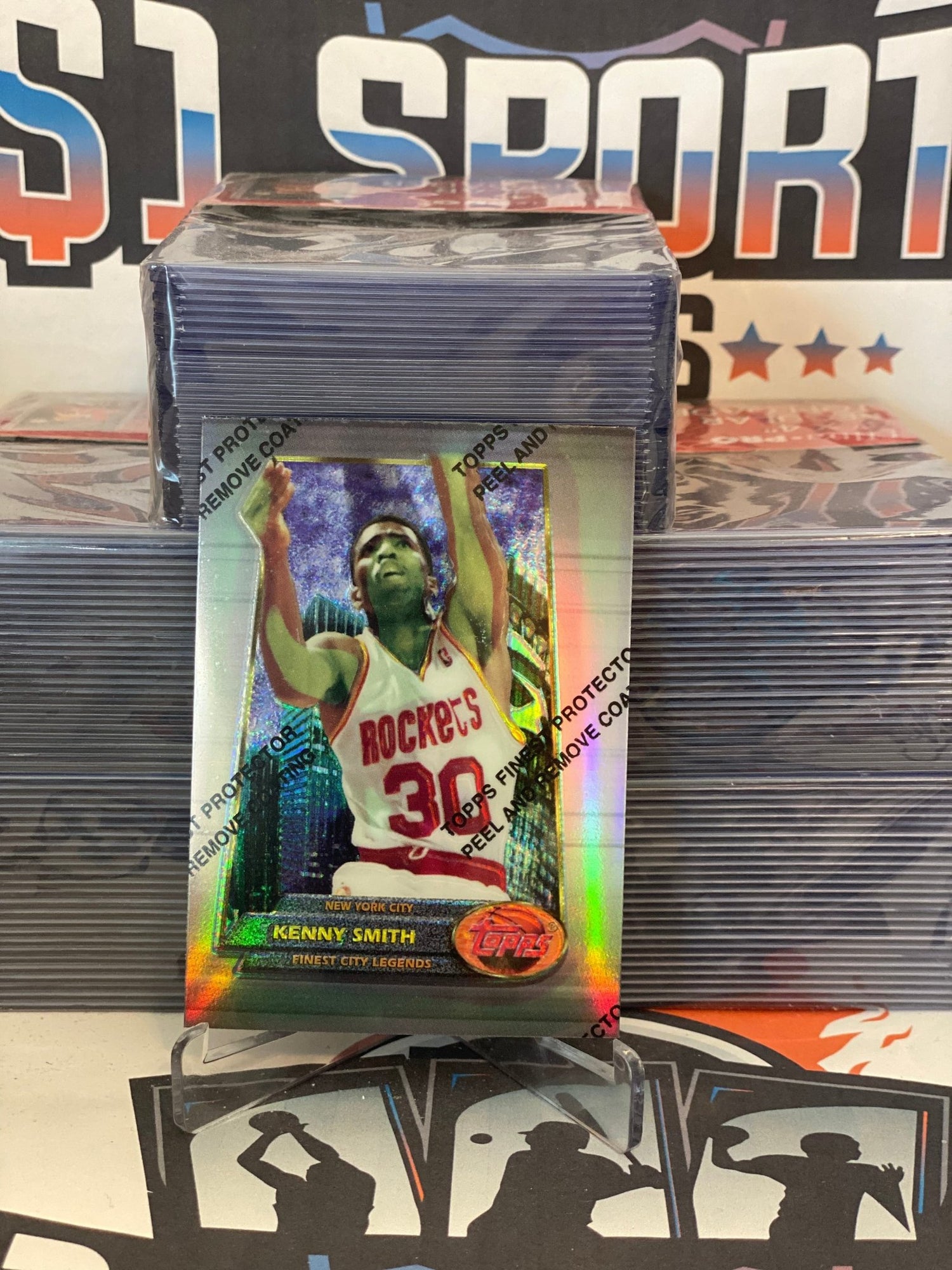 1994 Topps Finest (Refractor) Kenny Smith #9