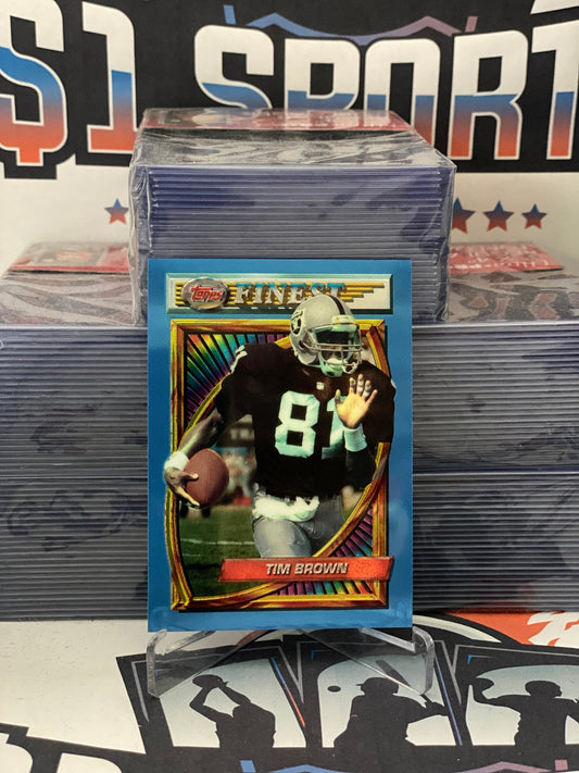 1994 Topps Finest Tim Brown #116