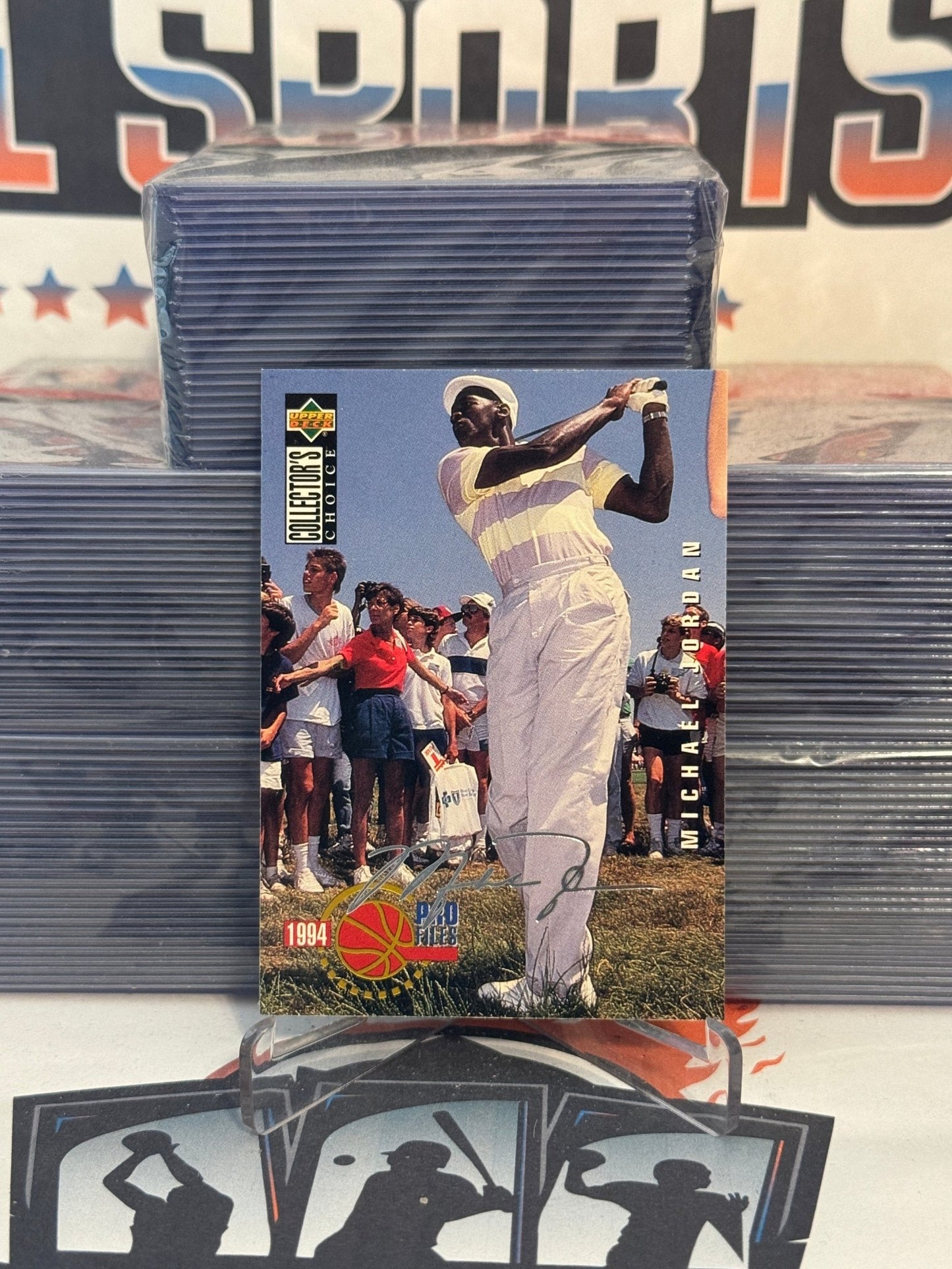 1994 Upper Deck Collector's Choice (Silver Signature, ProFiles) Michael Jordan #204