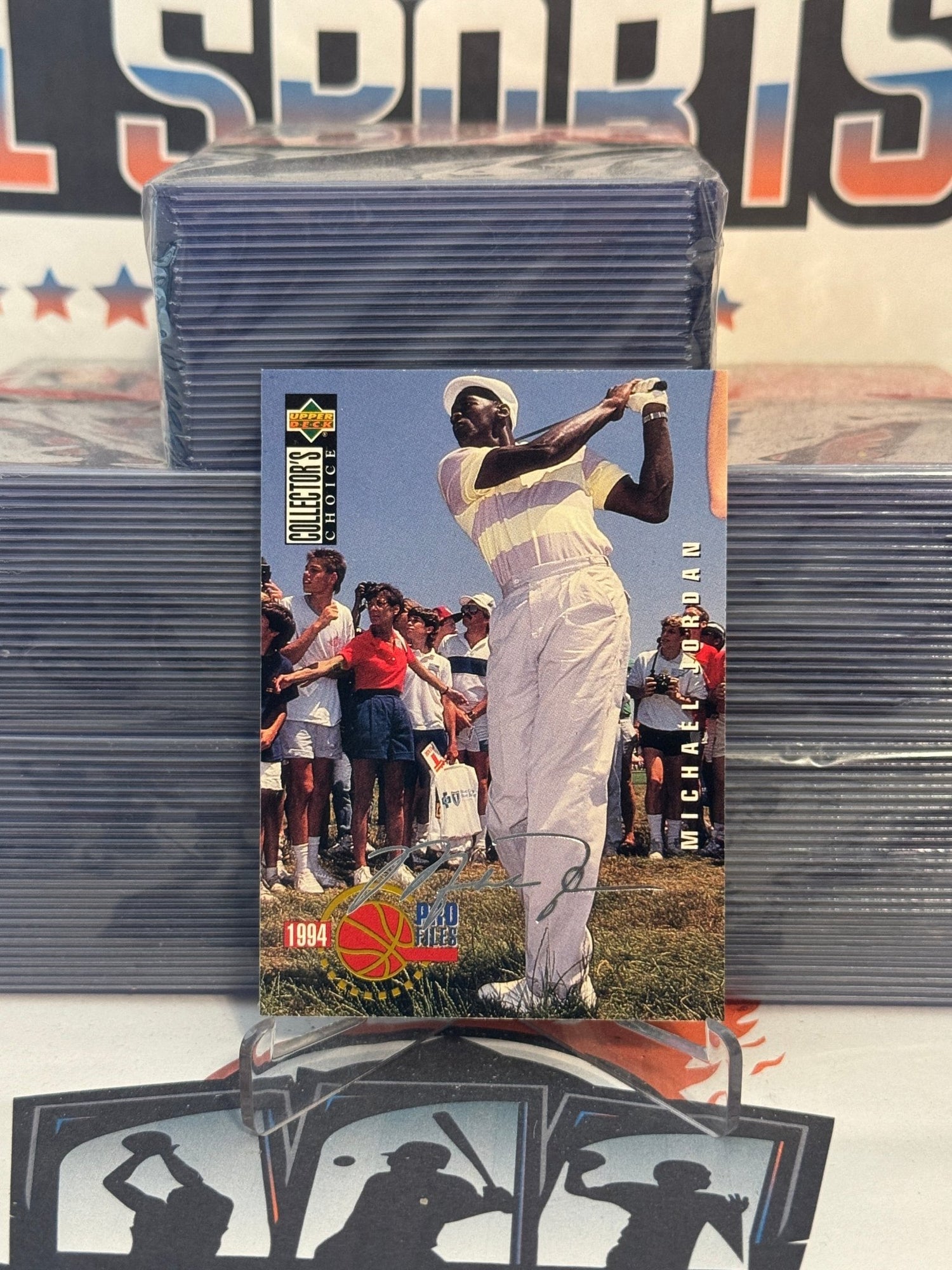 1994 Upper Deck Collector's Choice (Silver Signature, ProFiles) Michael Jordan #204