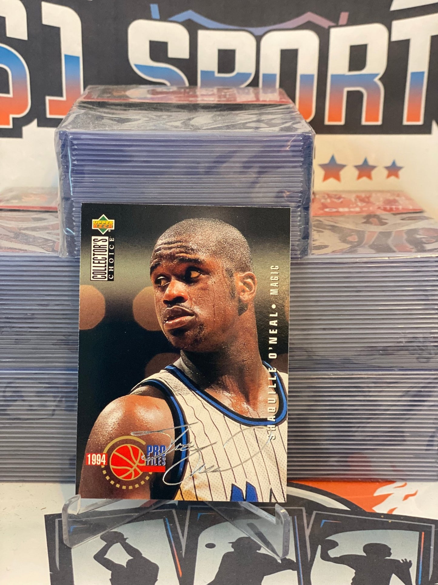 1994 Upper Deck Collector's Choice (Silver Signature, ProFiles) Shaquille O'Neal #205