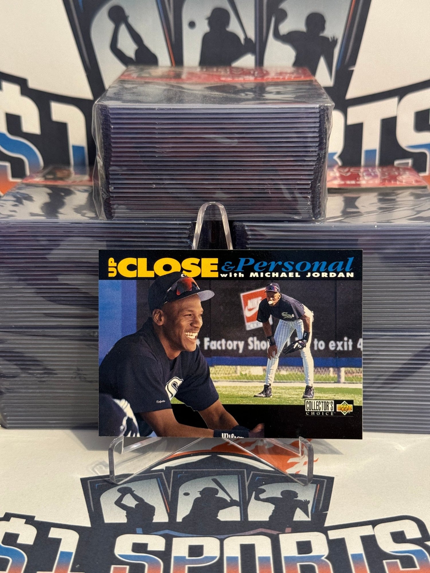 1994 Upper Deck Collector's Choice (Up Close & Personal) Michael Jordan #635