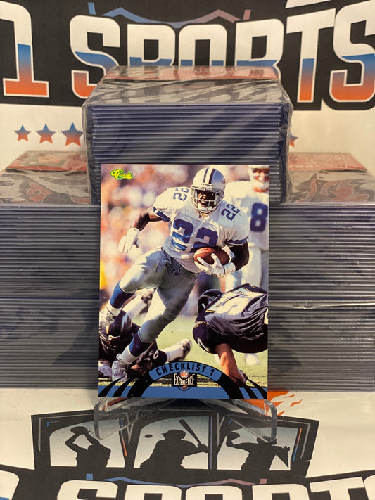 1995 Classic (Checklist) Emmitt Smith #124