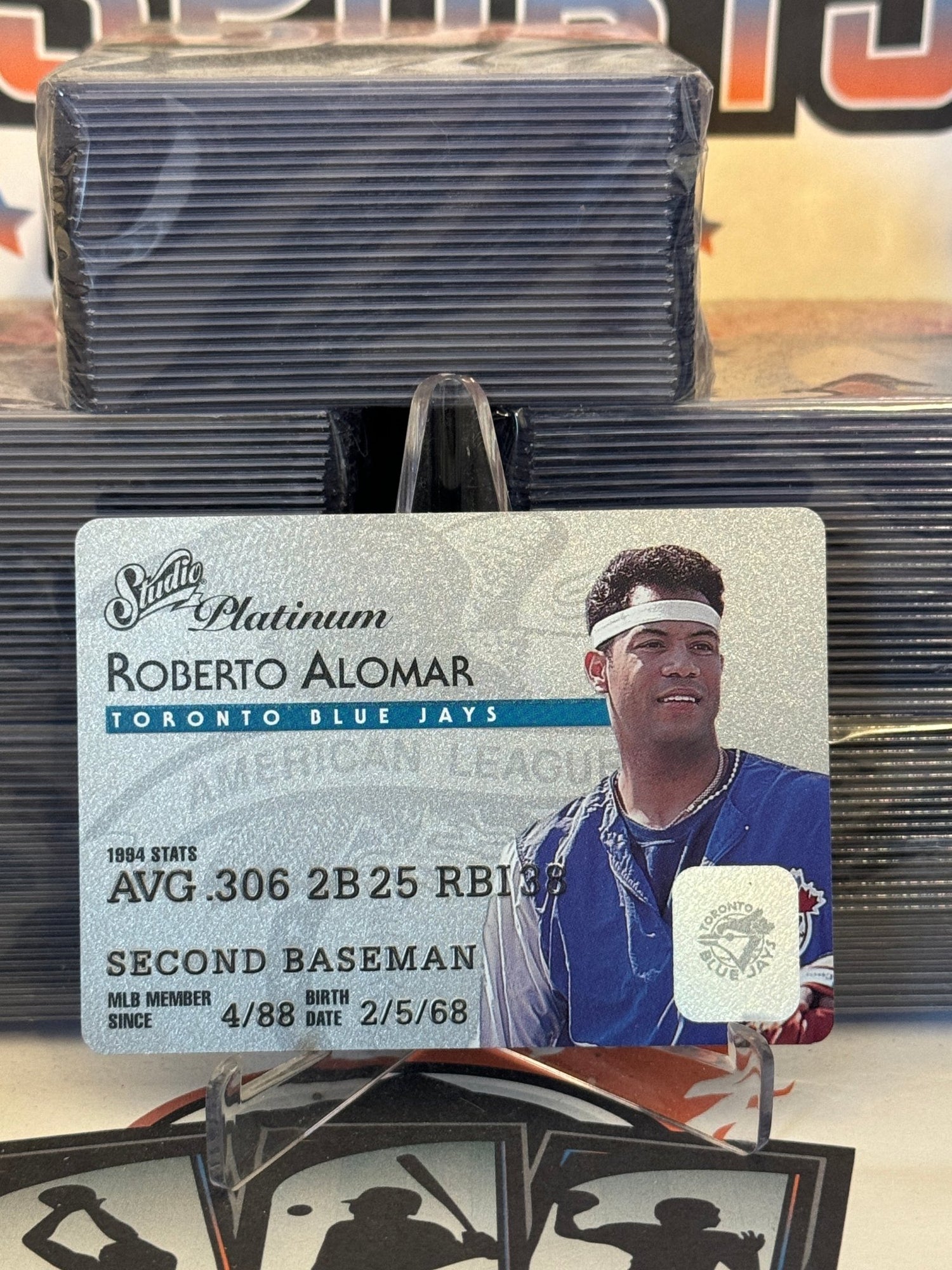 1995 Donruss Studio (Platinum) Roberto Alomar #17