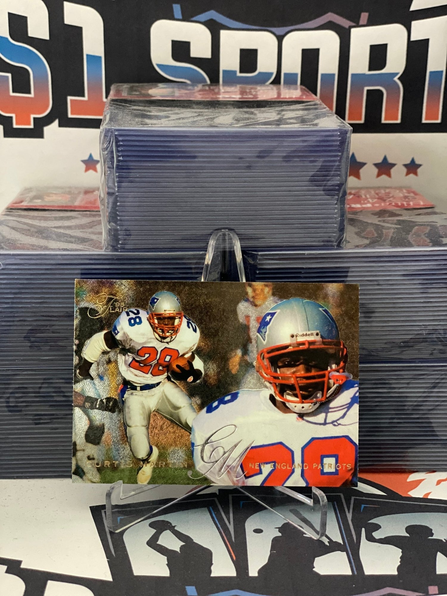 1995 Fleer Flair Curtis Martin Rookie #124