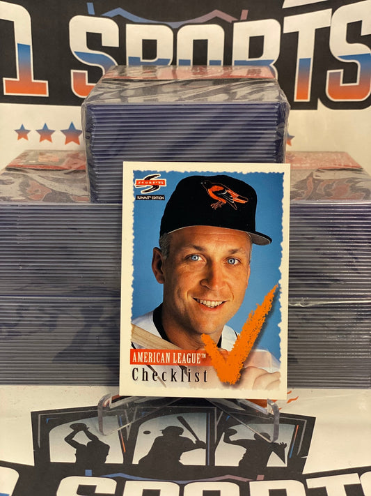 1995 Score (Checklist) Cal Ripken Jr. #196