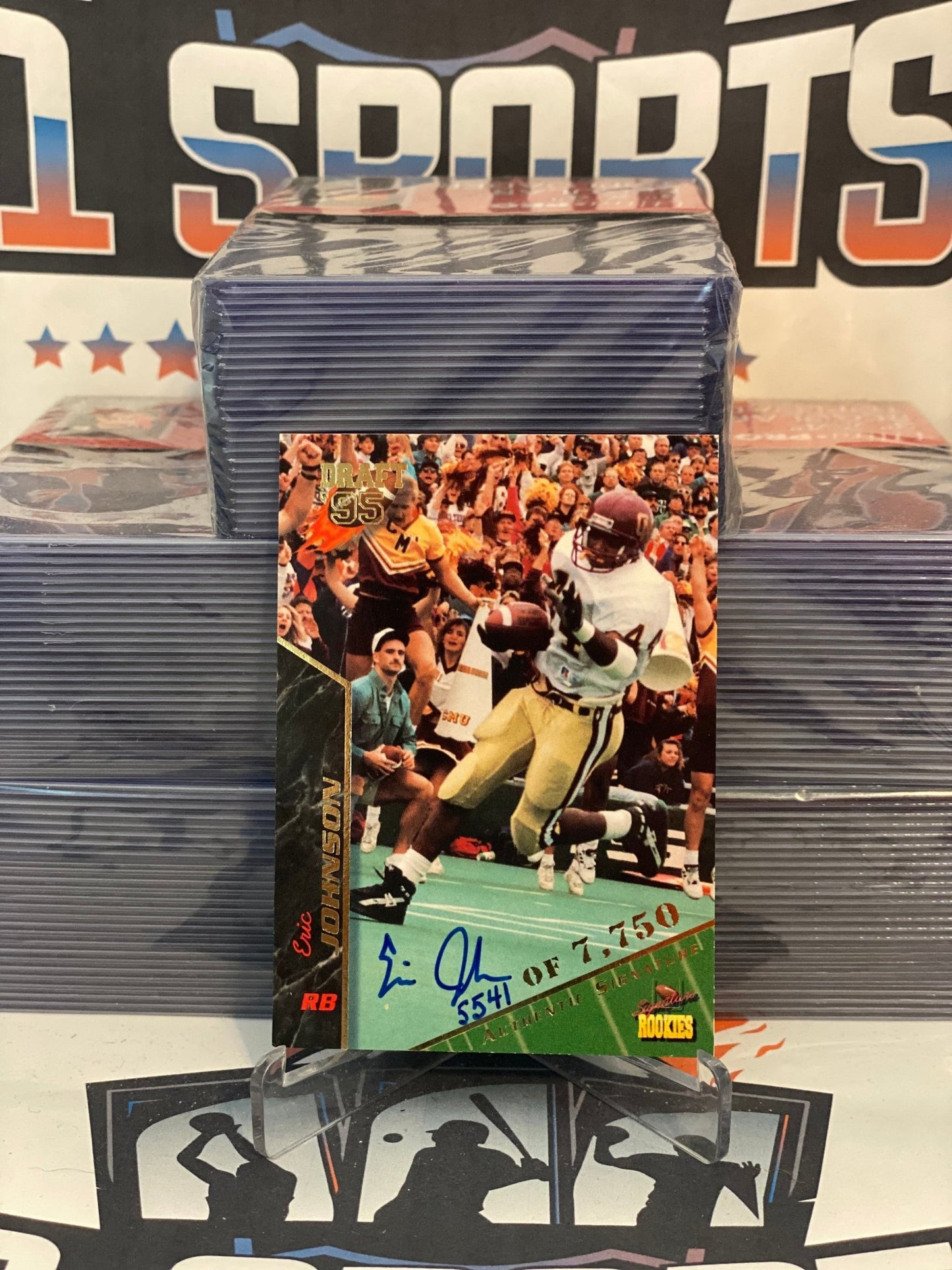 1995 Signature Rookies (Auto 5541/7750) Eric Johnson #43