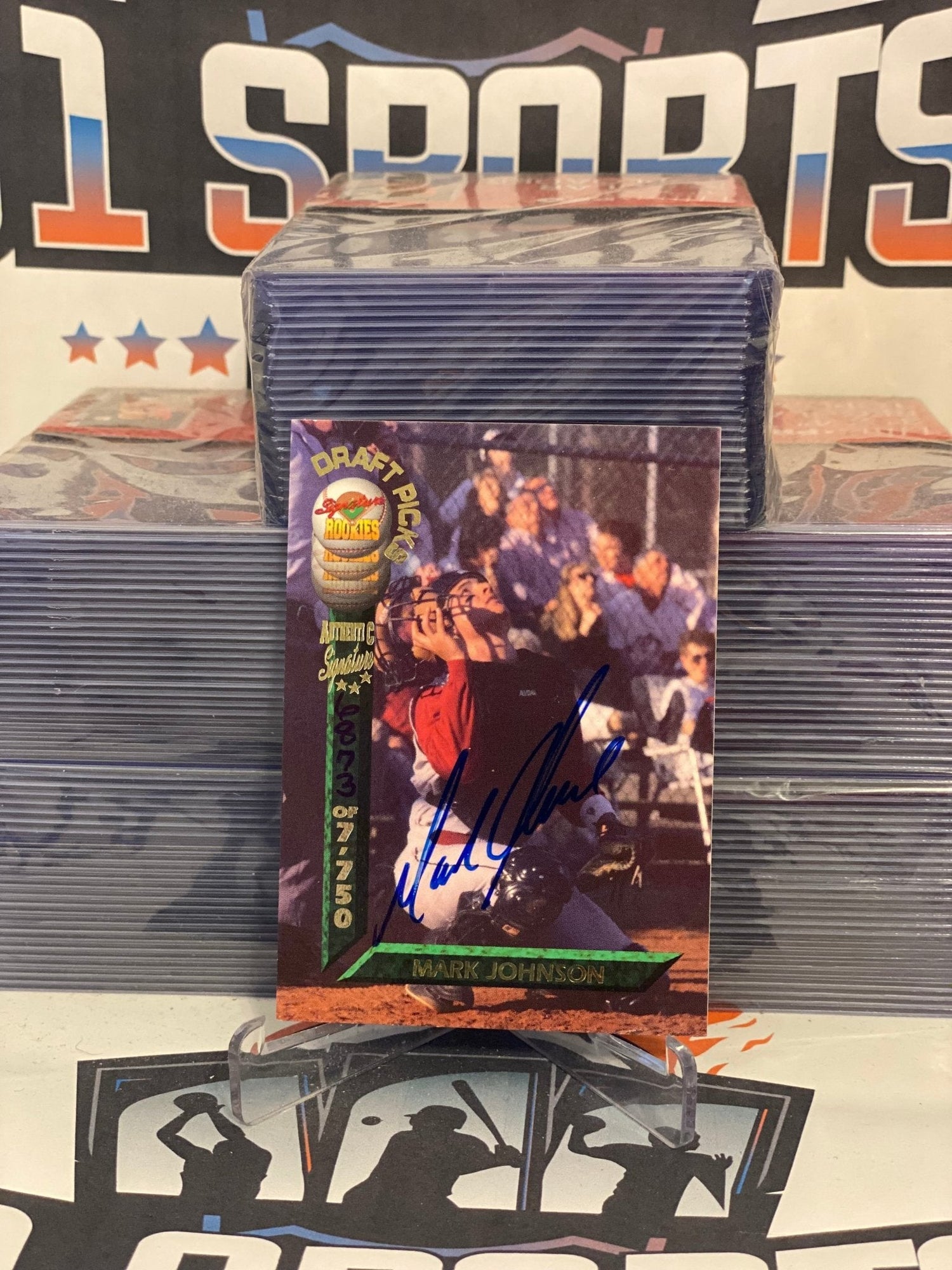 1995 Signature Rookies (Auto 6873/7750) Mark Johnson #25