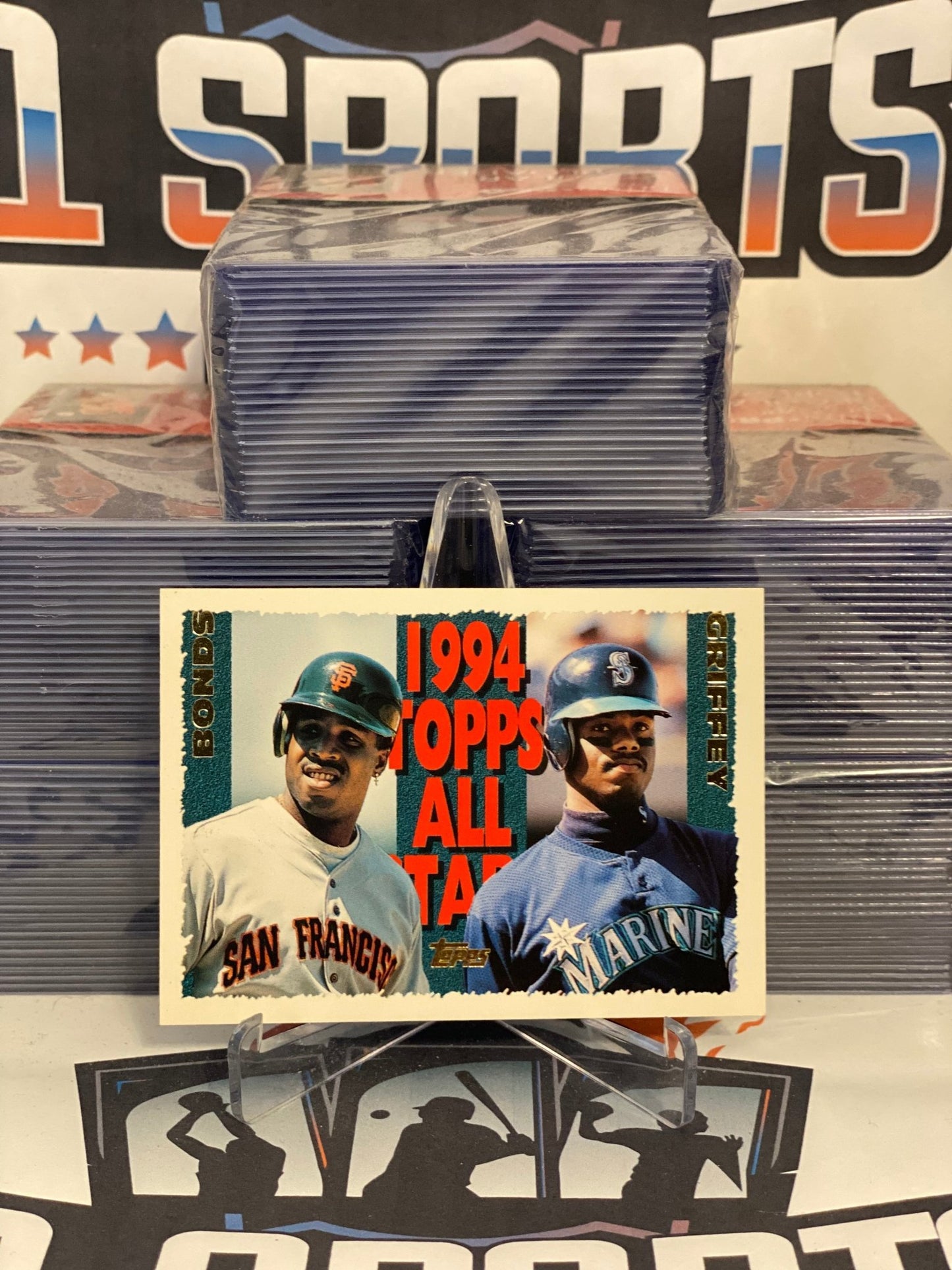 1995 Topps (All-Stars) Ken Griffey Jr. & Barry Bonds #388