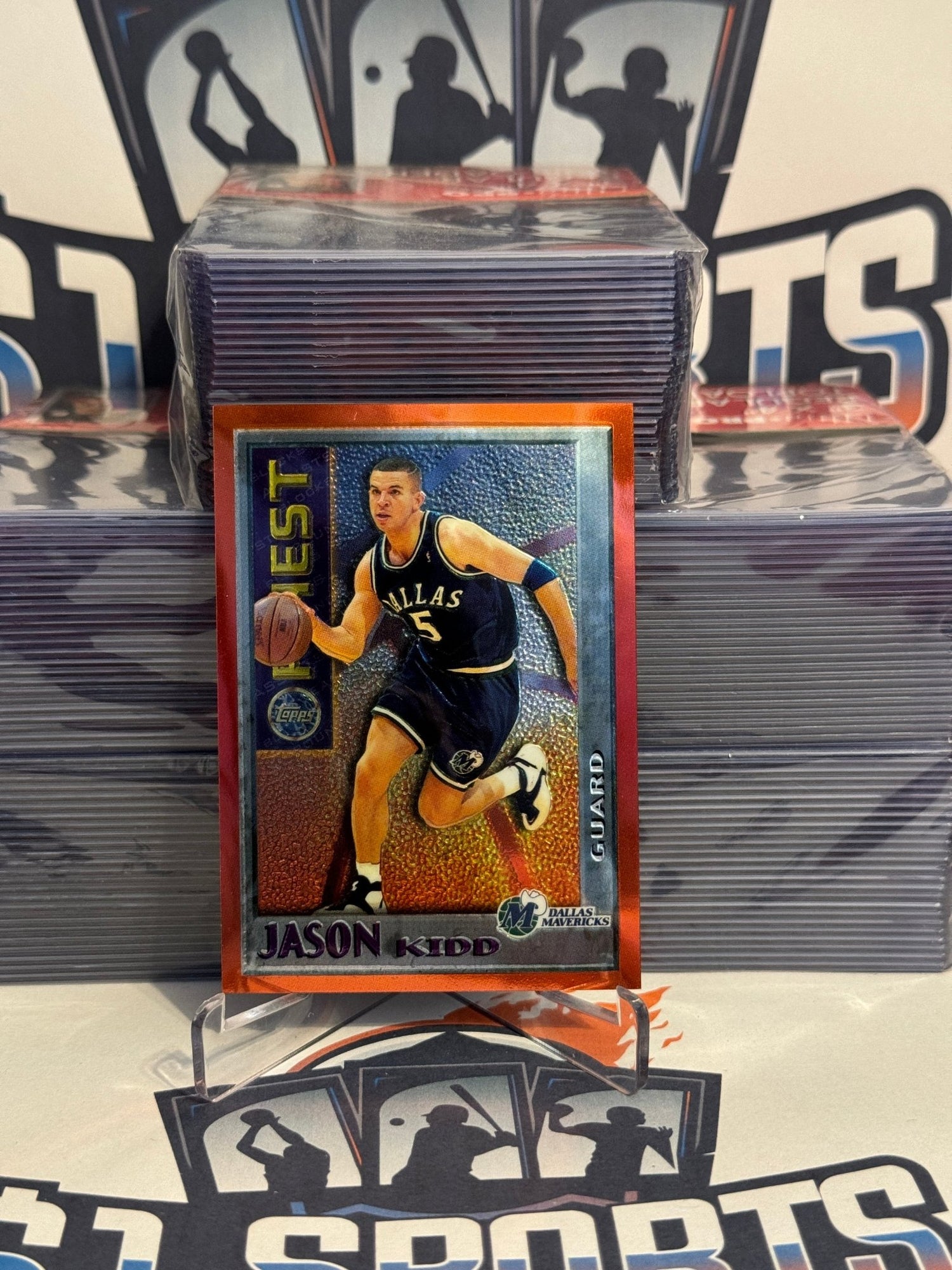 1995 Topps Finest (2nd Year, Mystery) Jason Kidd #M9