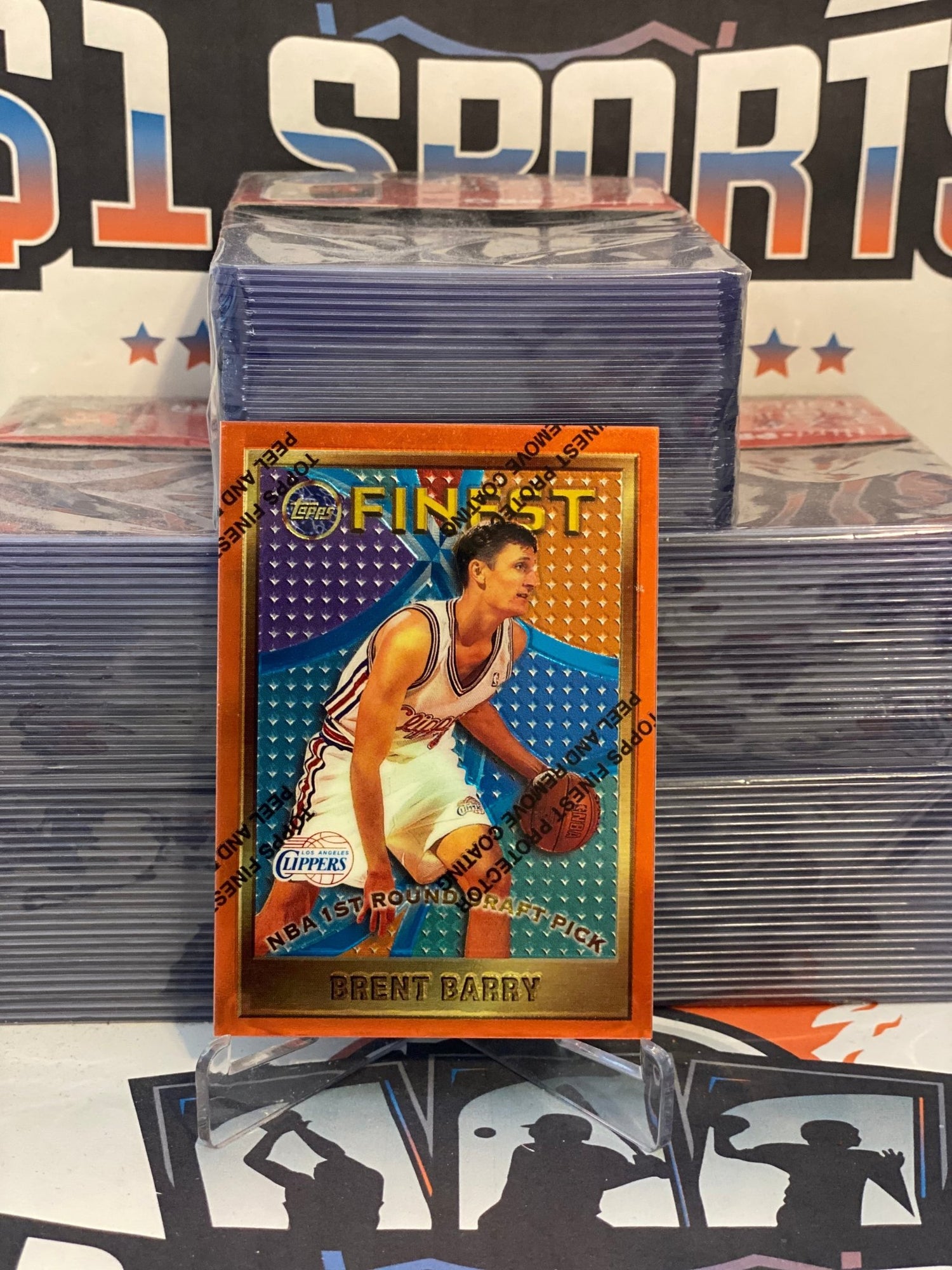 1995 Topps Finest Brent Barry Rookie #125