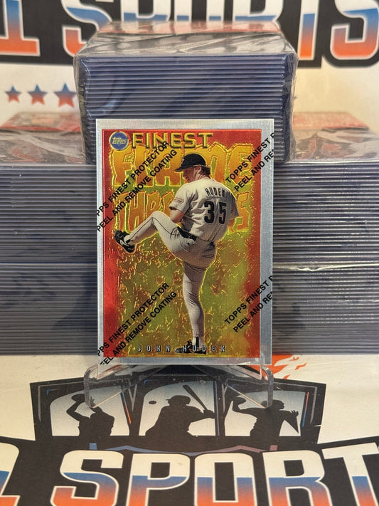 1995 Topps Finest (Flame Throwers) John Hudek #FT4