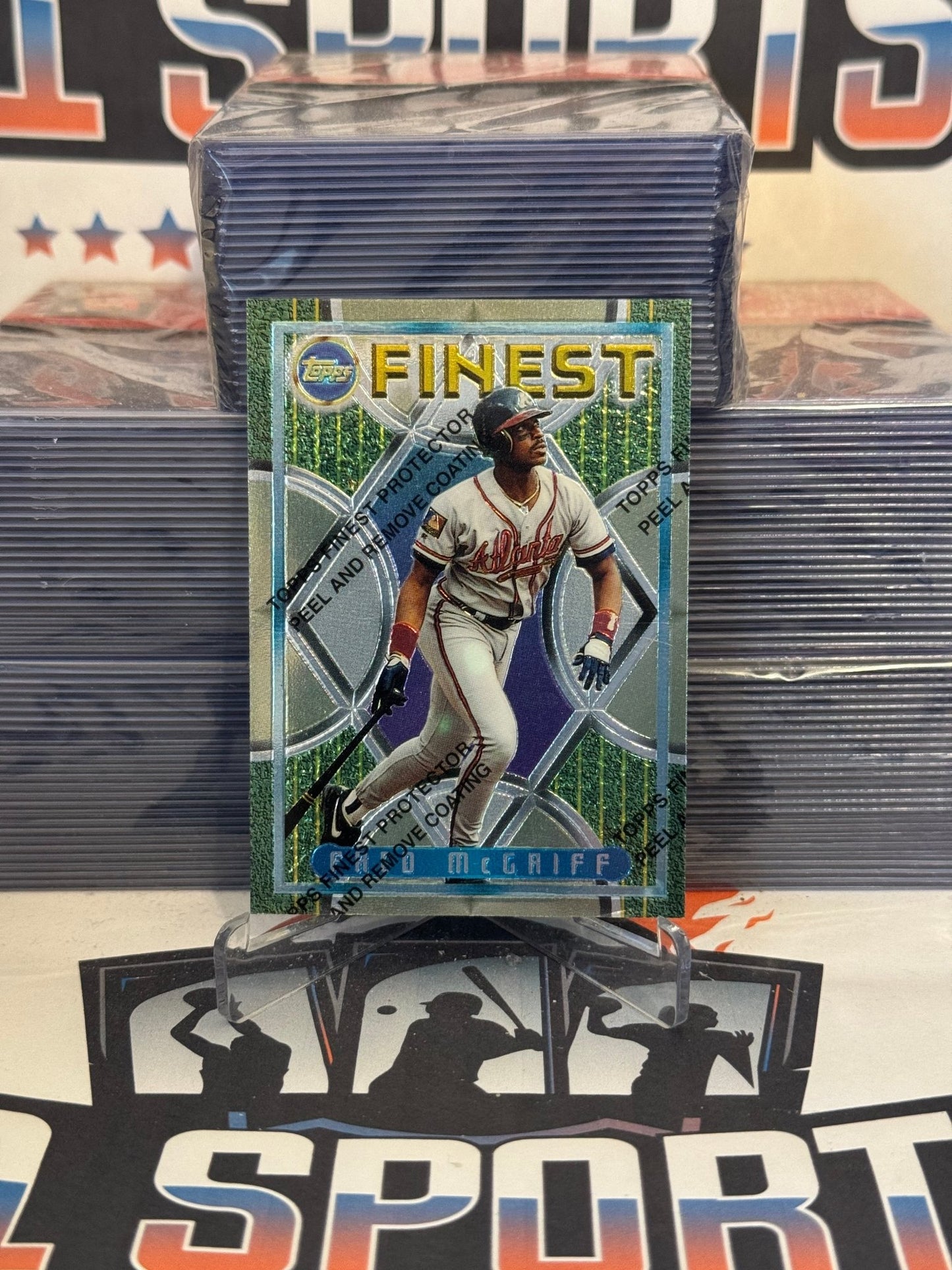 1995 Topps Finest Fred McGriff #103