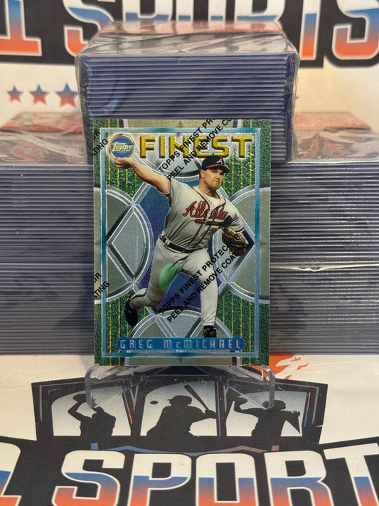 1995 Topps Finest Greg McMichael #49