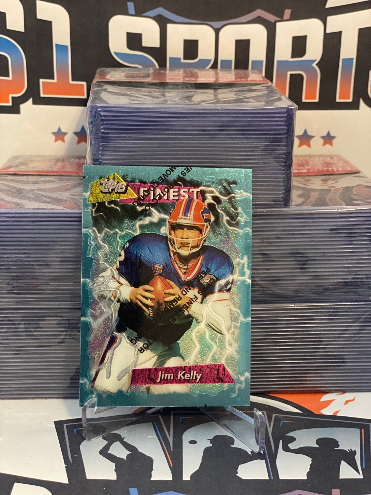 1995 Topps Finest Jim Kelly #181