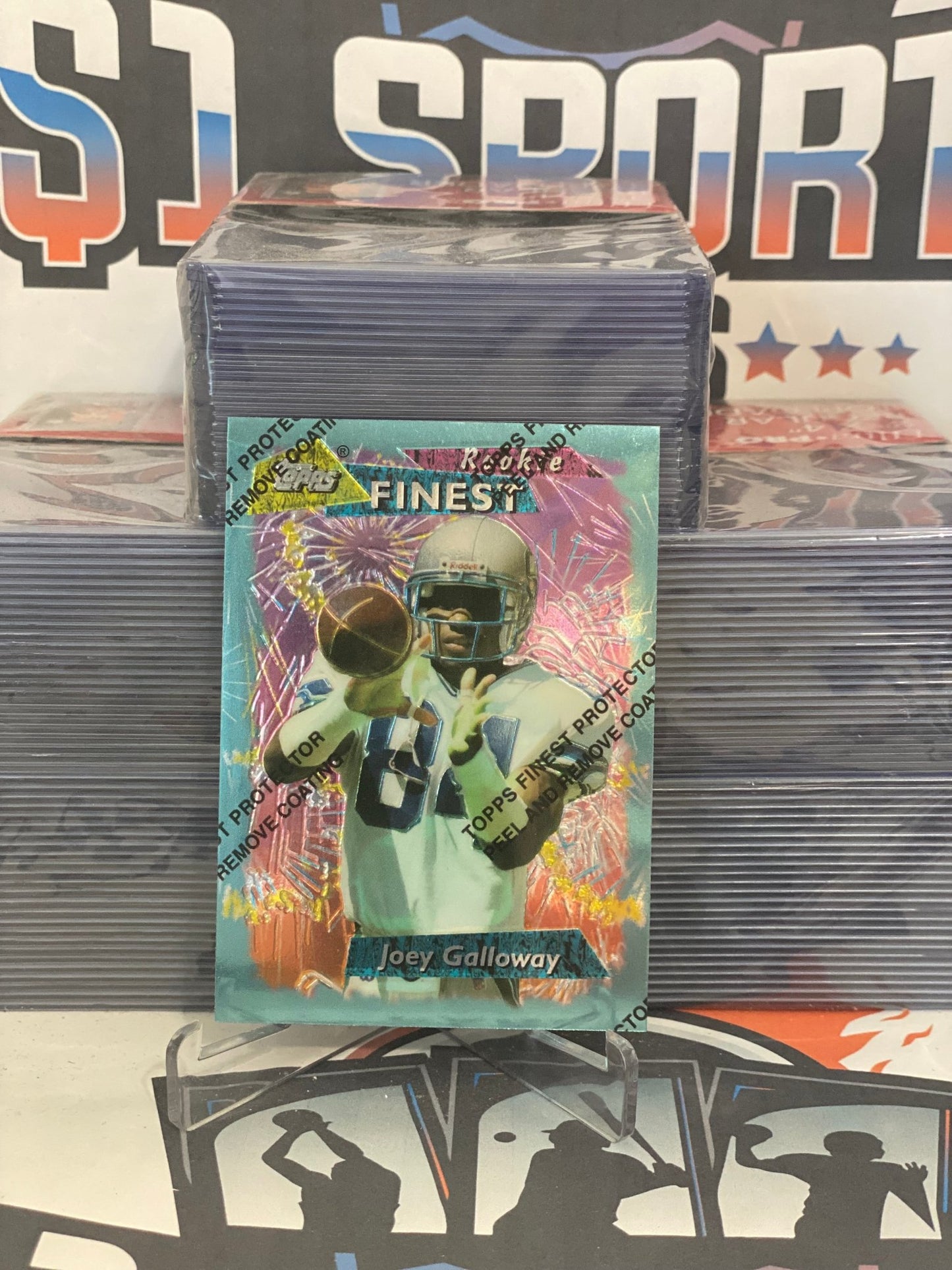 1995 Topps Finest Joey Galloway Rookie #166
