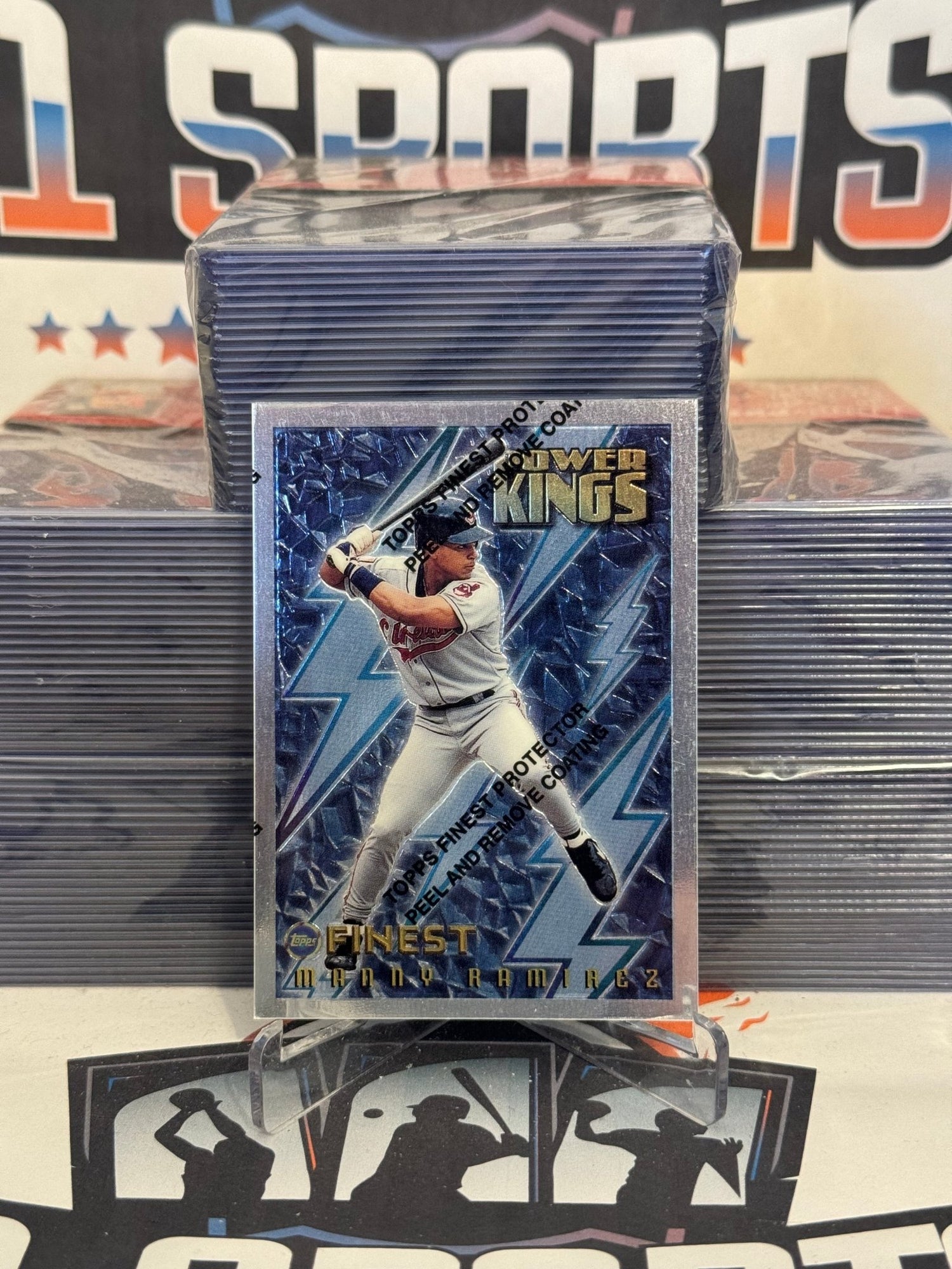 1995 Topps Finest (Power Kings) Manny Ramirez #PK5