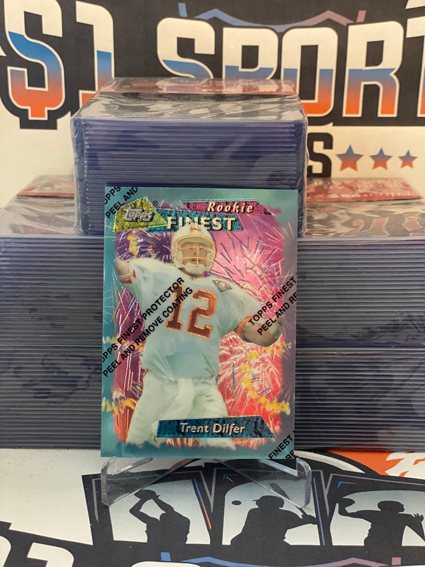 1995 Topps Finest Trent Dilfer Rookie #124