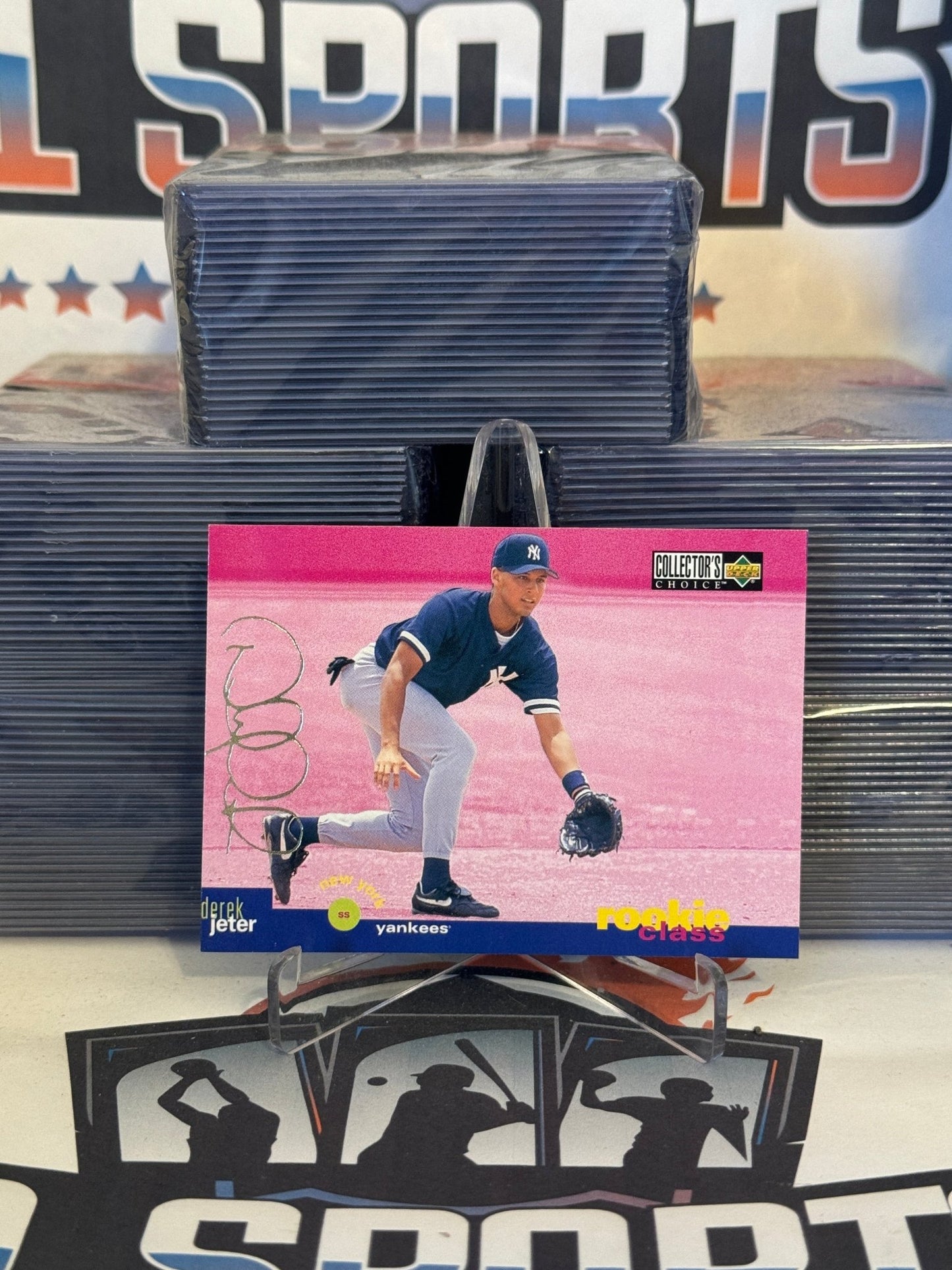 1995 Upper Deck Collector's Choice (Gold Signature) Derek Jeter Rookie #15