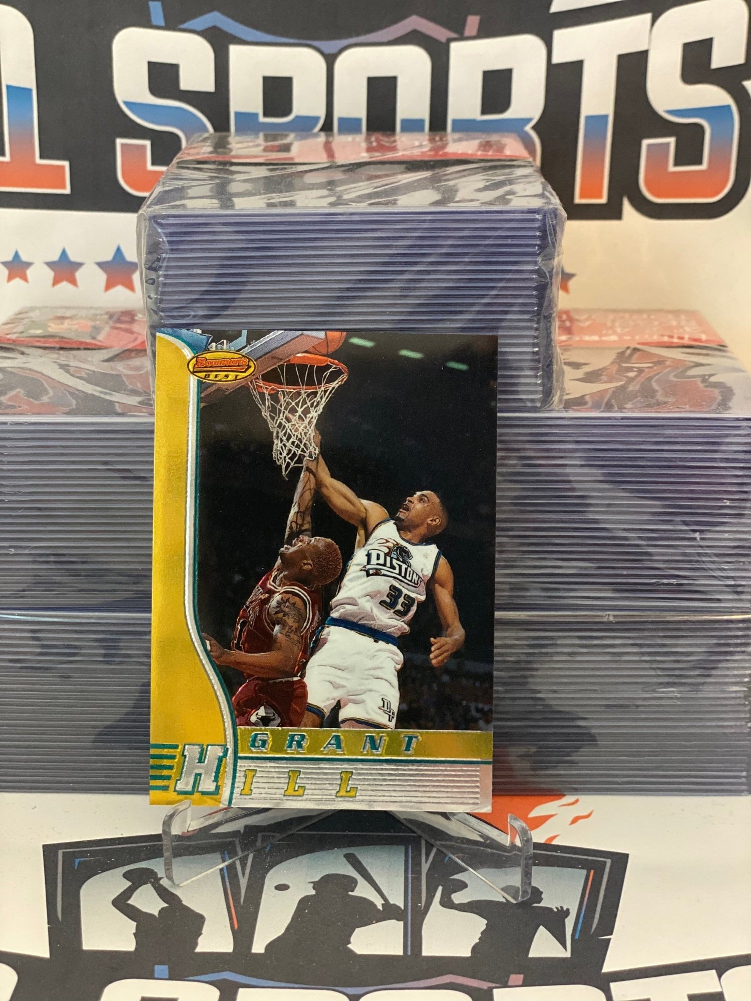 1996 Bowman's Best Grant Hill #10
