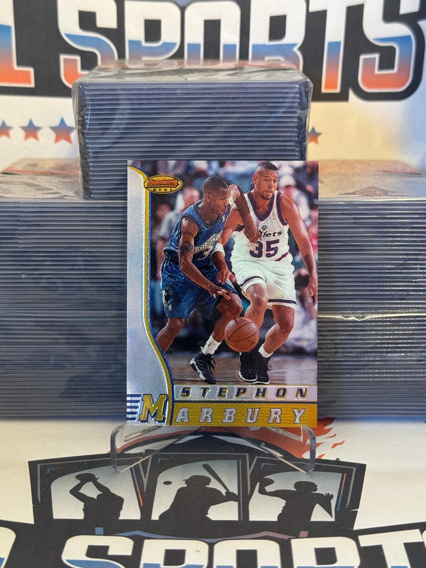 1996 Bowman's Best Stephon Marbury Rookie #R2