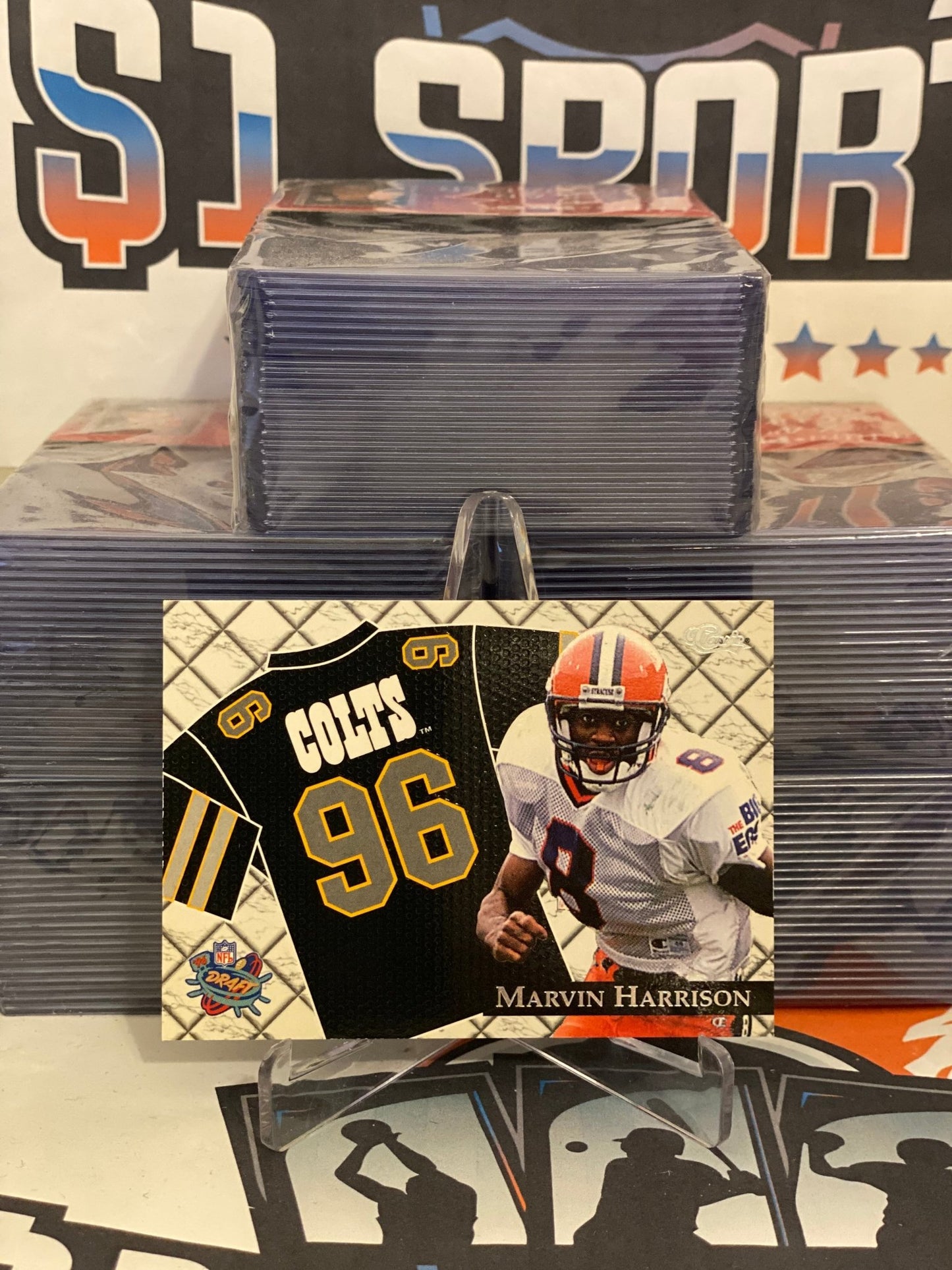 1996 Classic (Rookie Road Jerseys) Marvin Harrison #RJ14