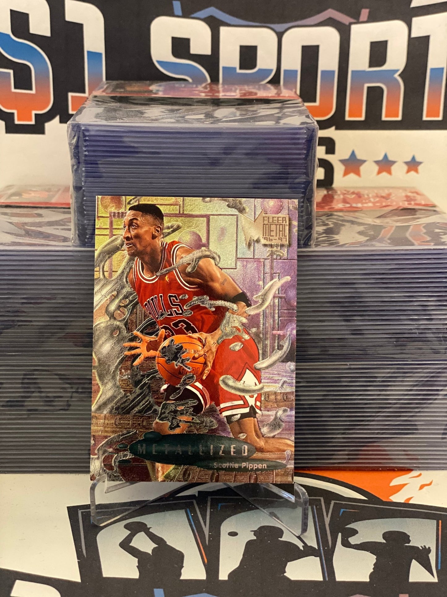 1996 Fleer Metal (Metalized) Scottie Pippen #229