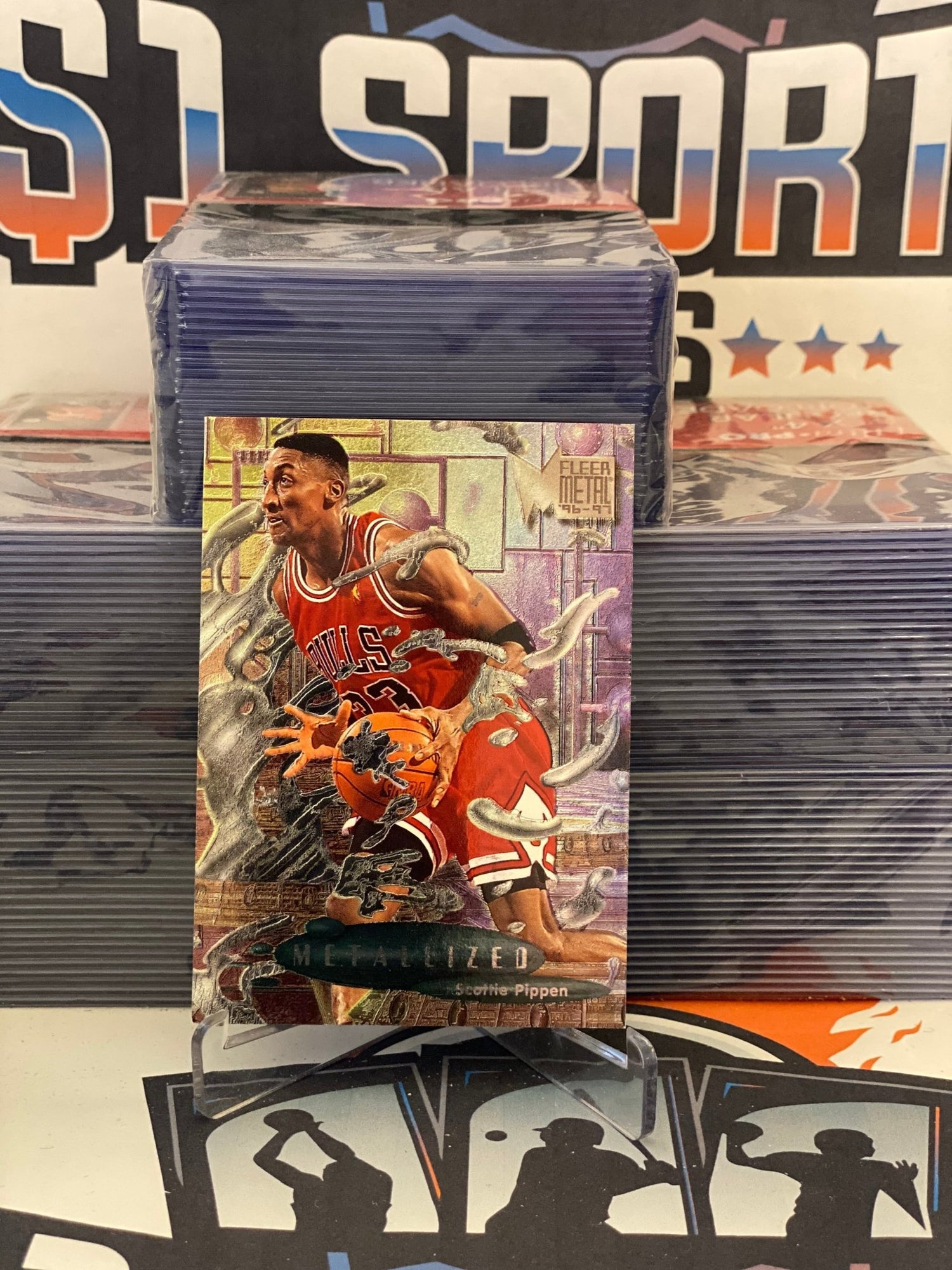 1996 Fleer Metal (Metalized) Scottie Pippen #229