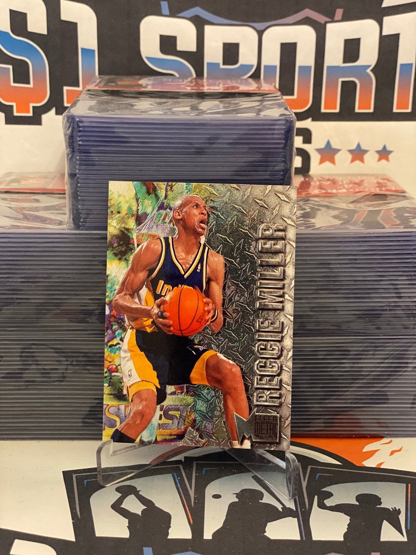 1996 Fleer Metal Reggie Miller #42