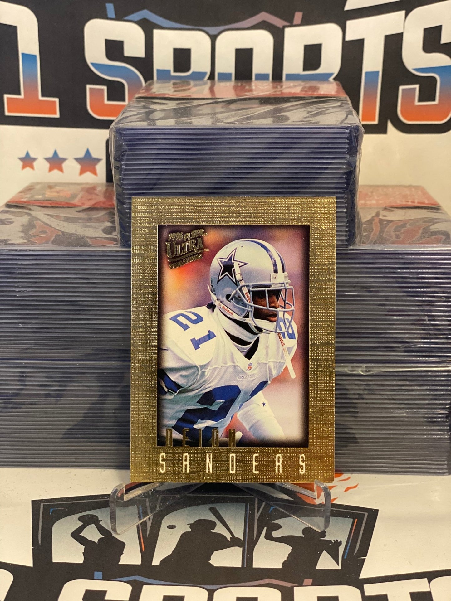 1996 Fleer Ultra (Sensations) Deion Sanders #28