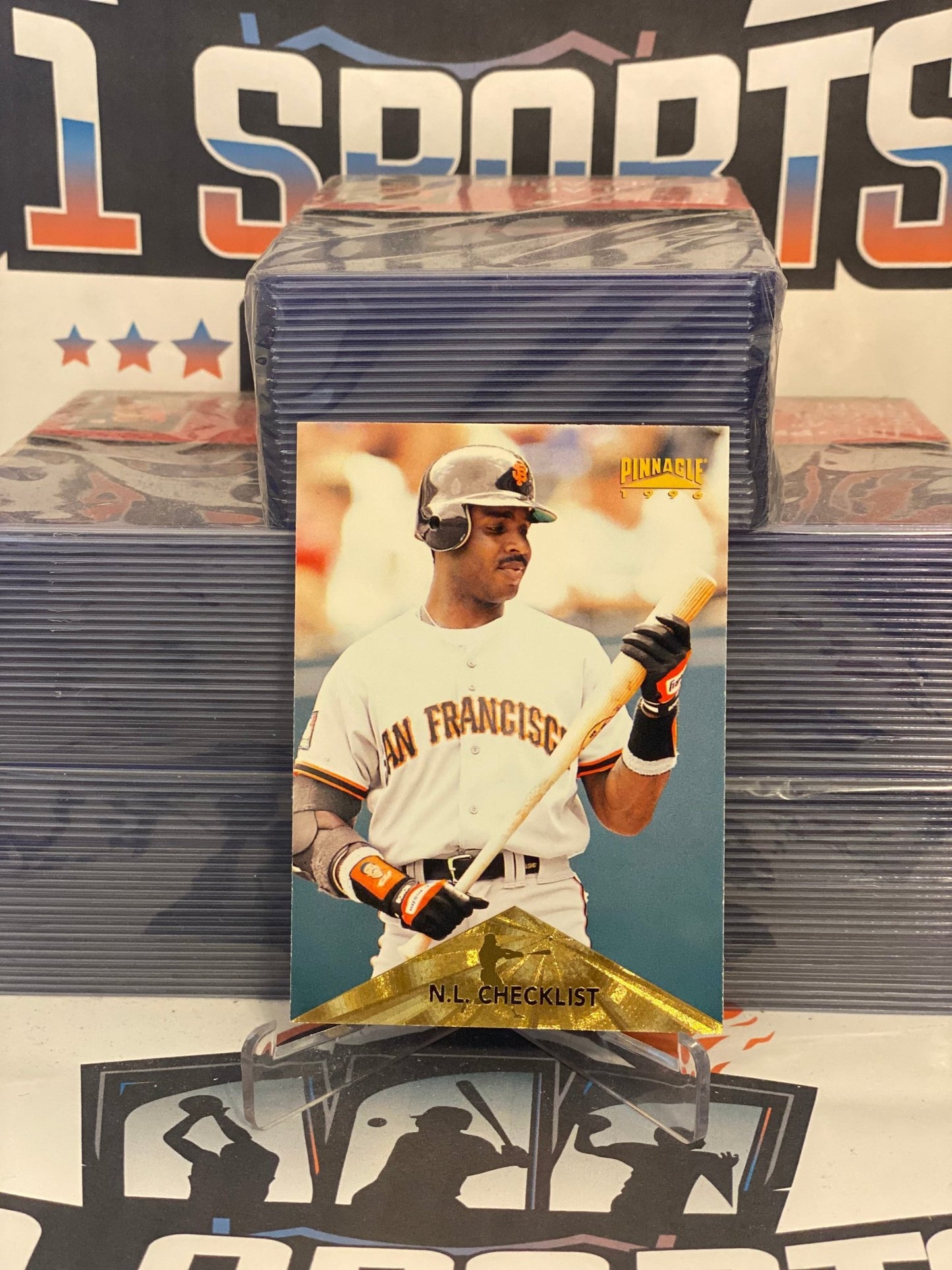 1996 Pinnacle (Checklist) Barry Bonds #199