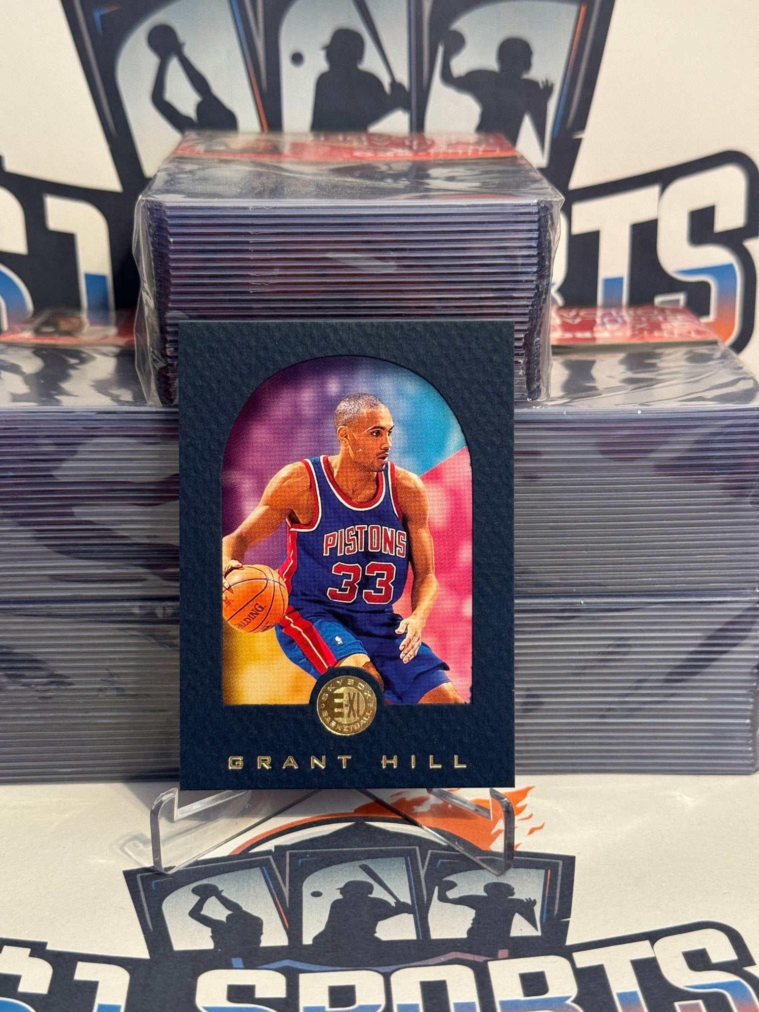 1996 Skybox E-XL Grant Hill #24