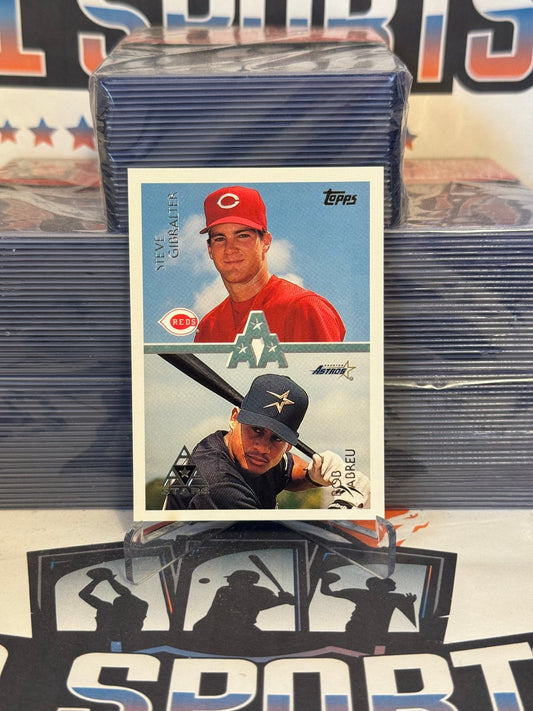 1996 Topps (AAA Stars) Bobby Abreu & Steve Gibralter Rookie #101